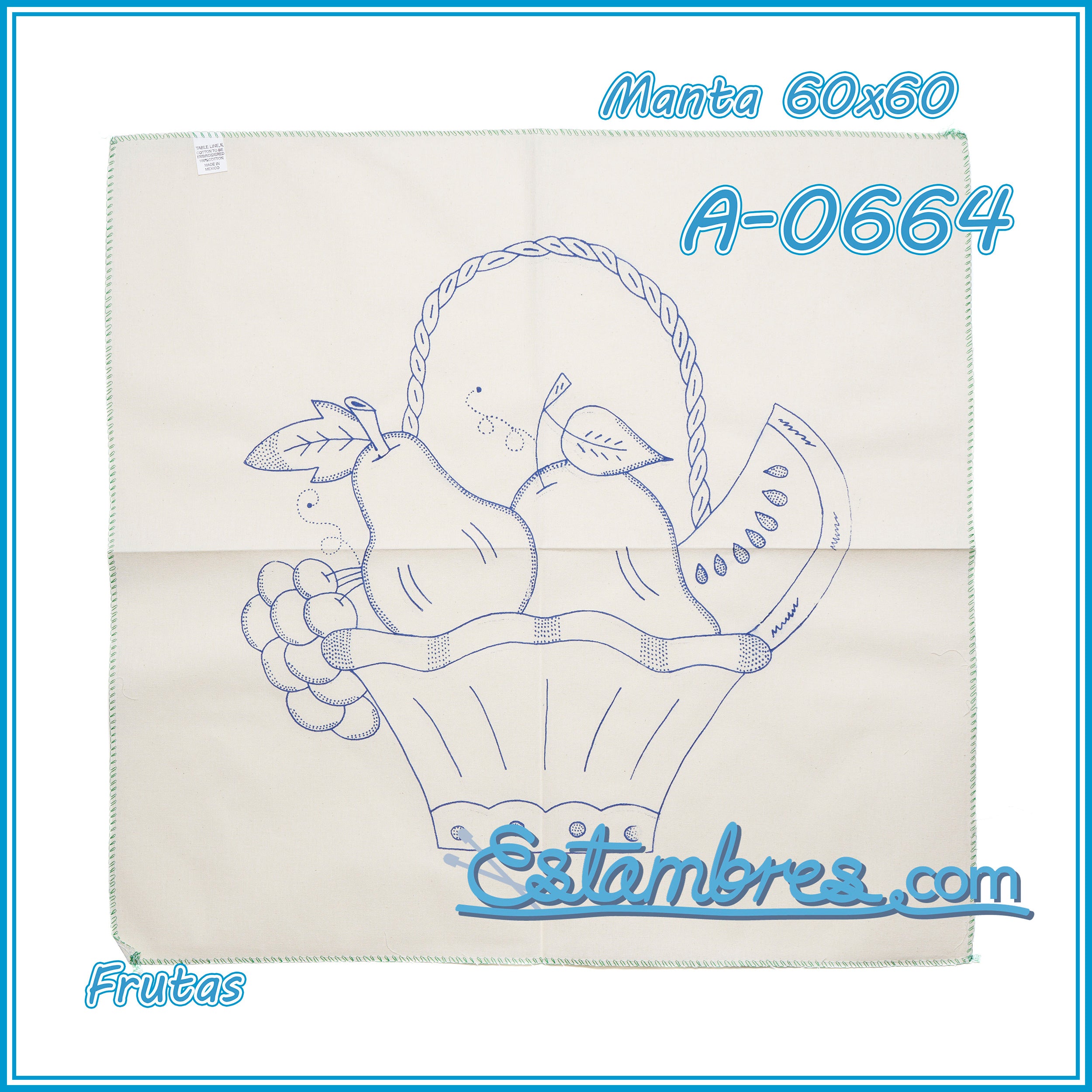 FRUTAS - Manta [60x60cm]