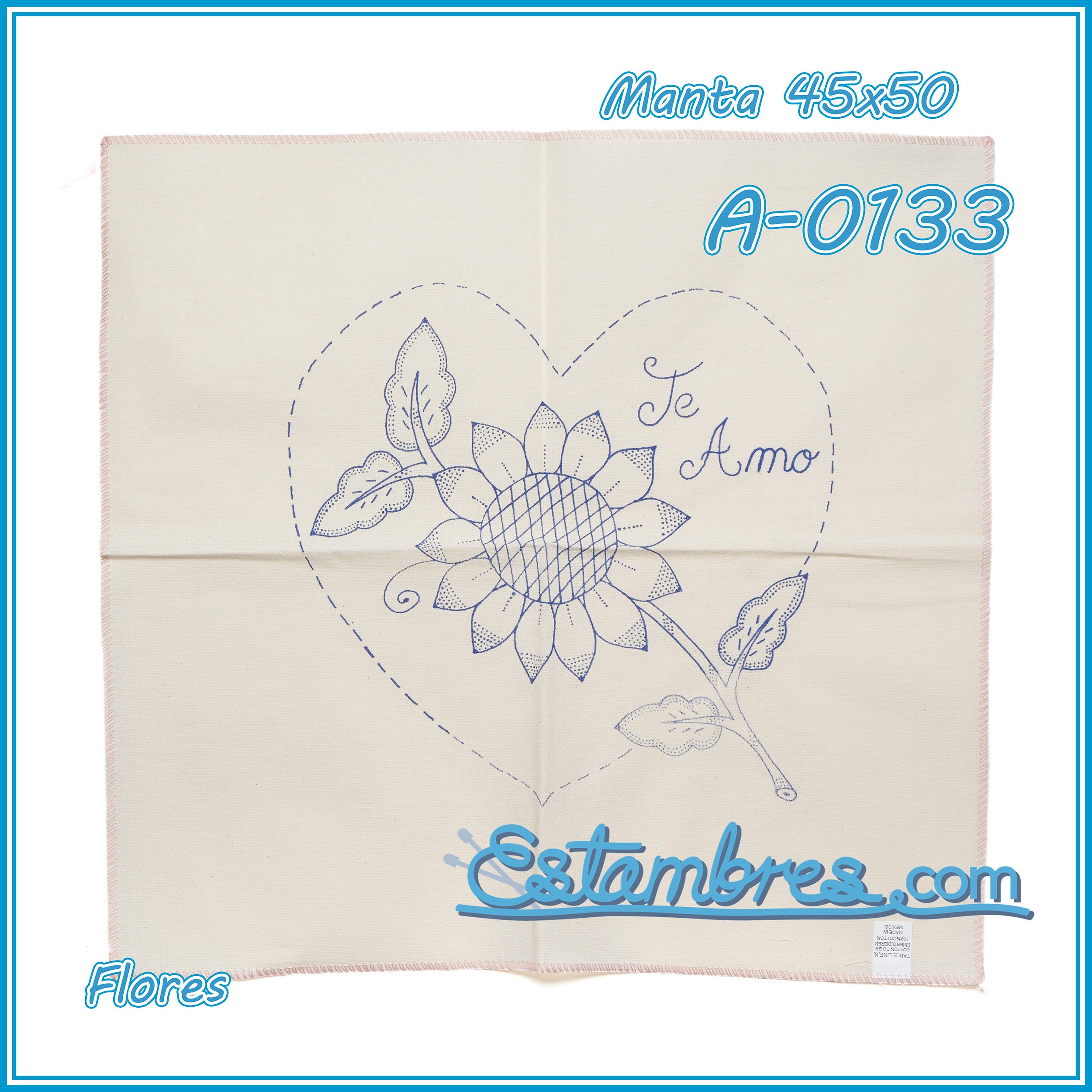 FLORES - Manta [45x50cm]