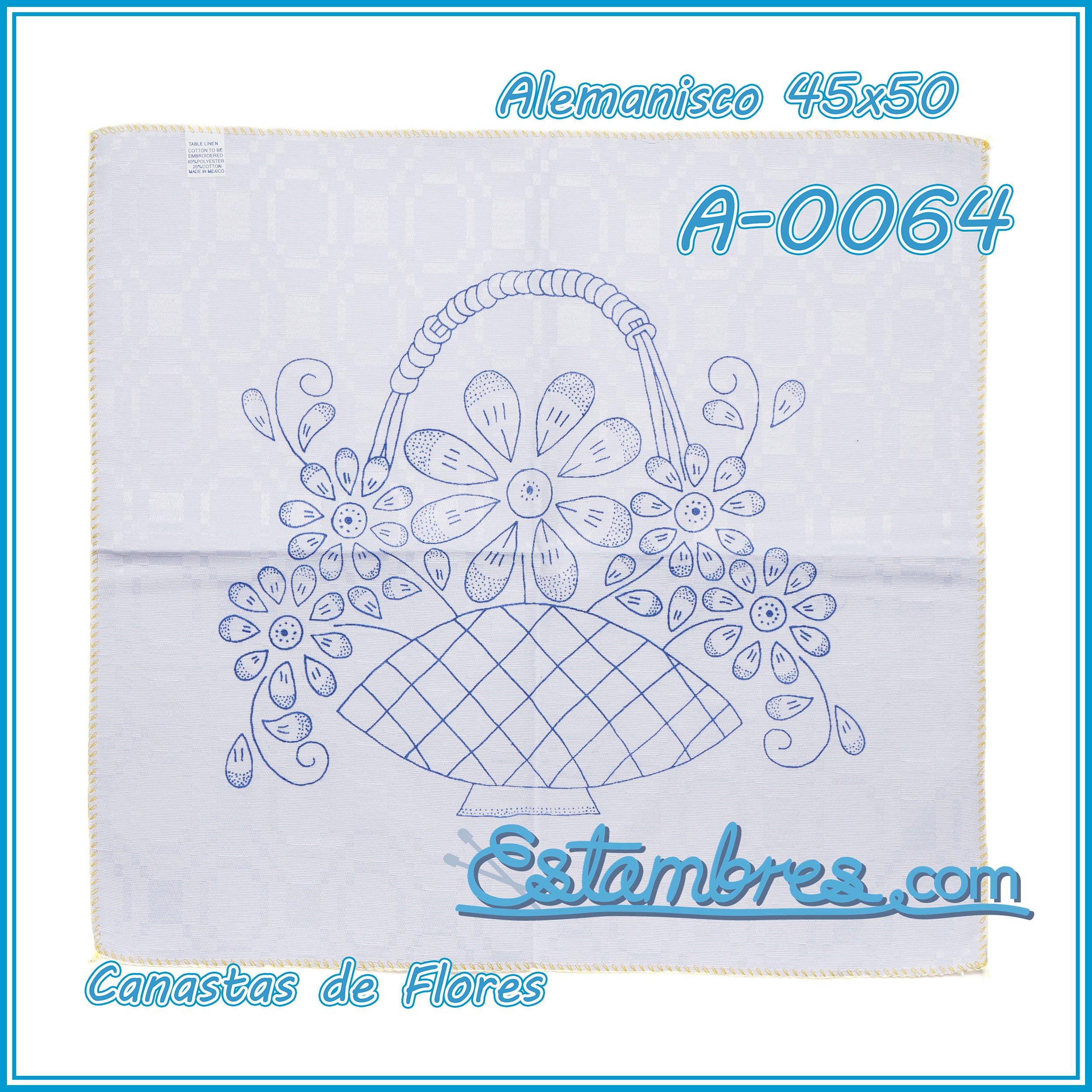 CANASTAS de FLORES - Alemanisco [45x50cm]