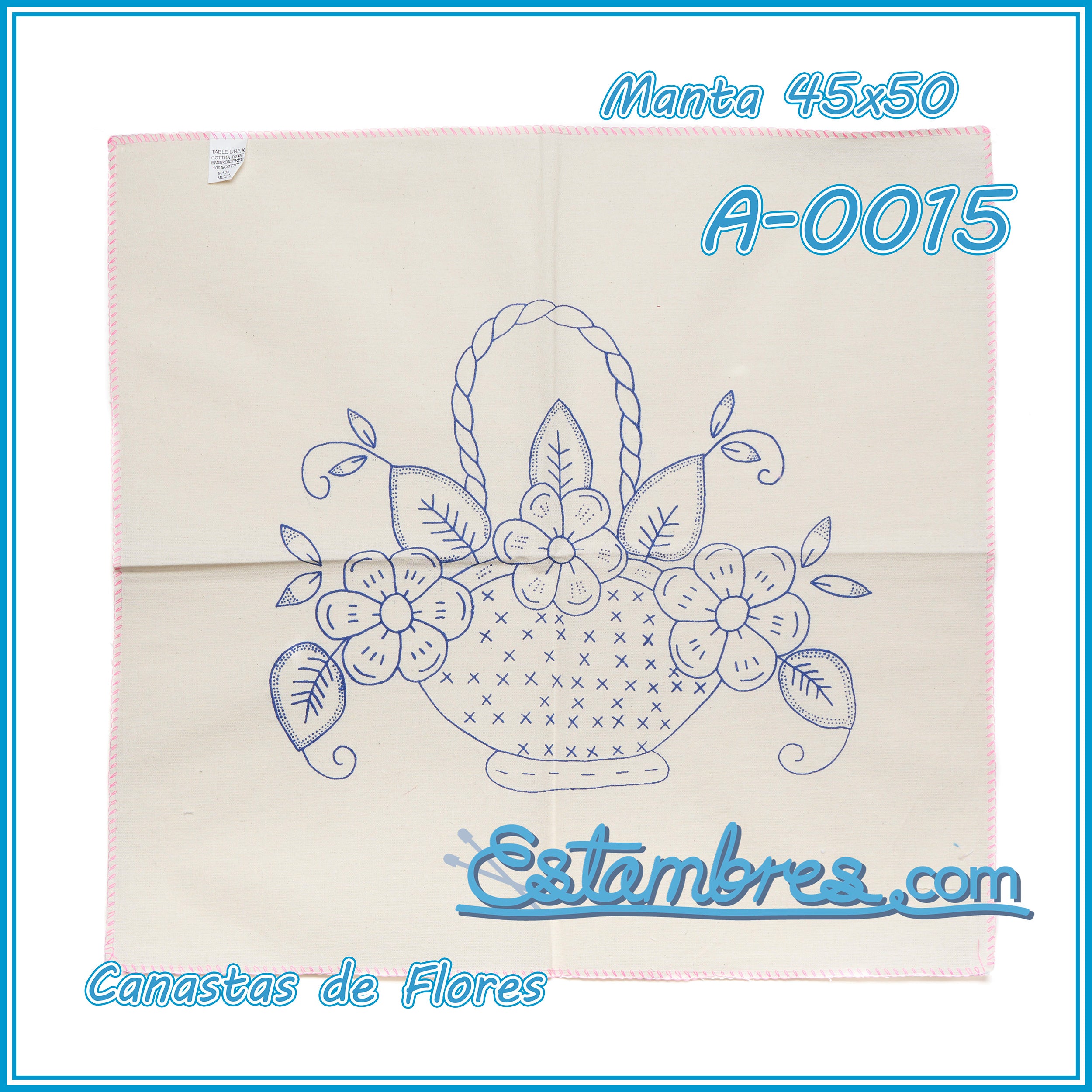 CANASTAS de FLORES - Manta [45x50cm]