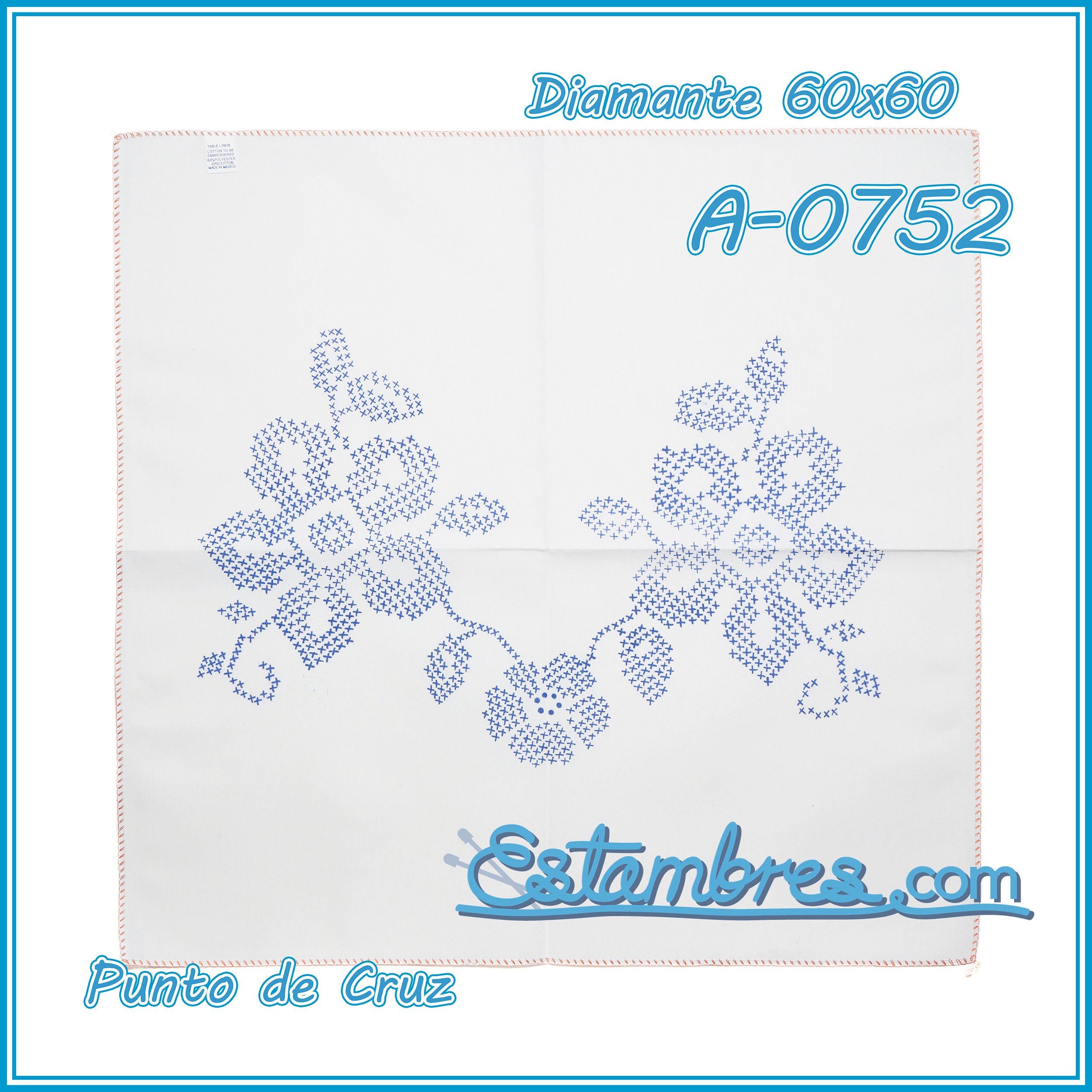 PUNTO de CRUZ - Diamante [60x60cm]