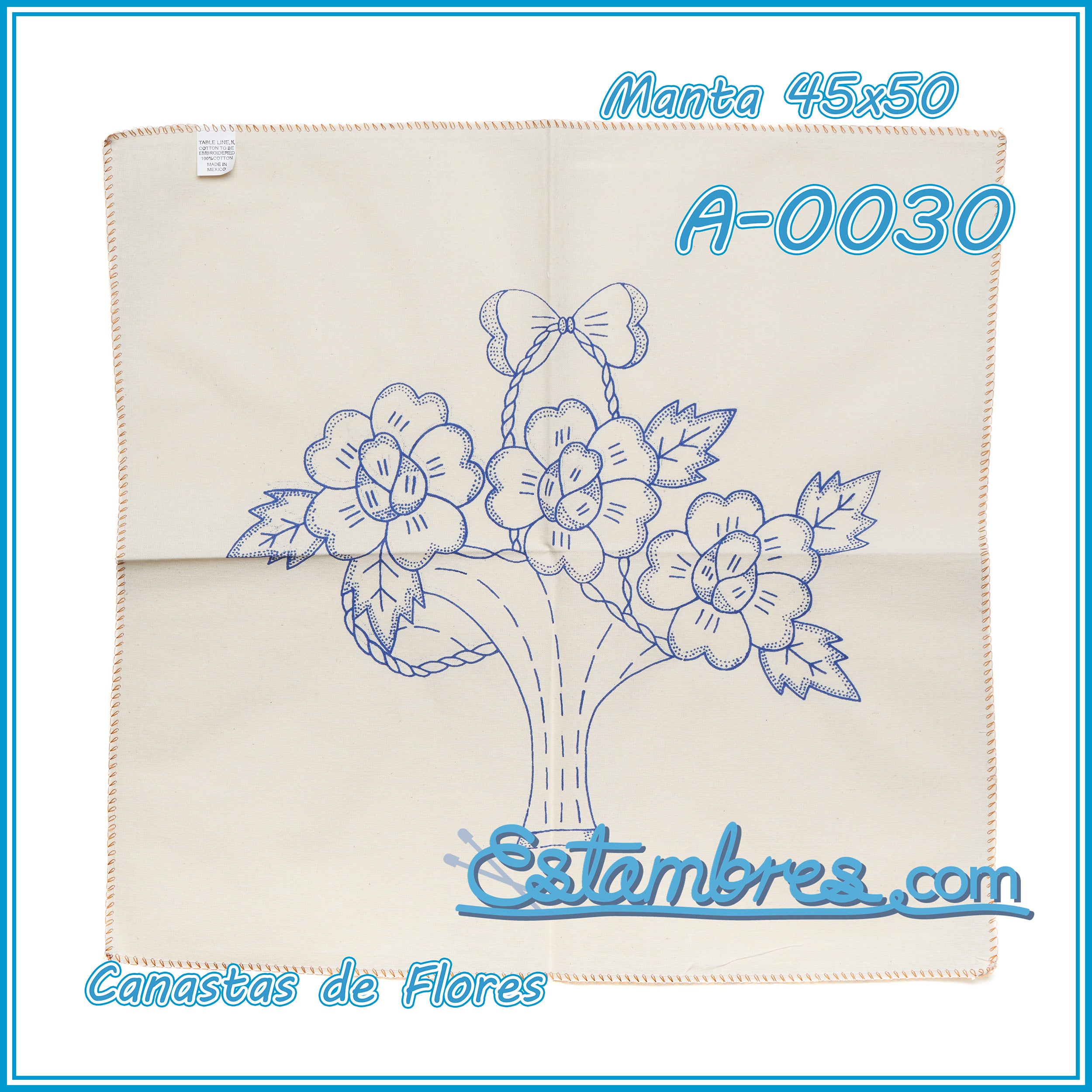 CANASTAS de FLORES - Manta [45x50cm]