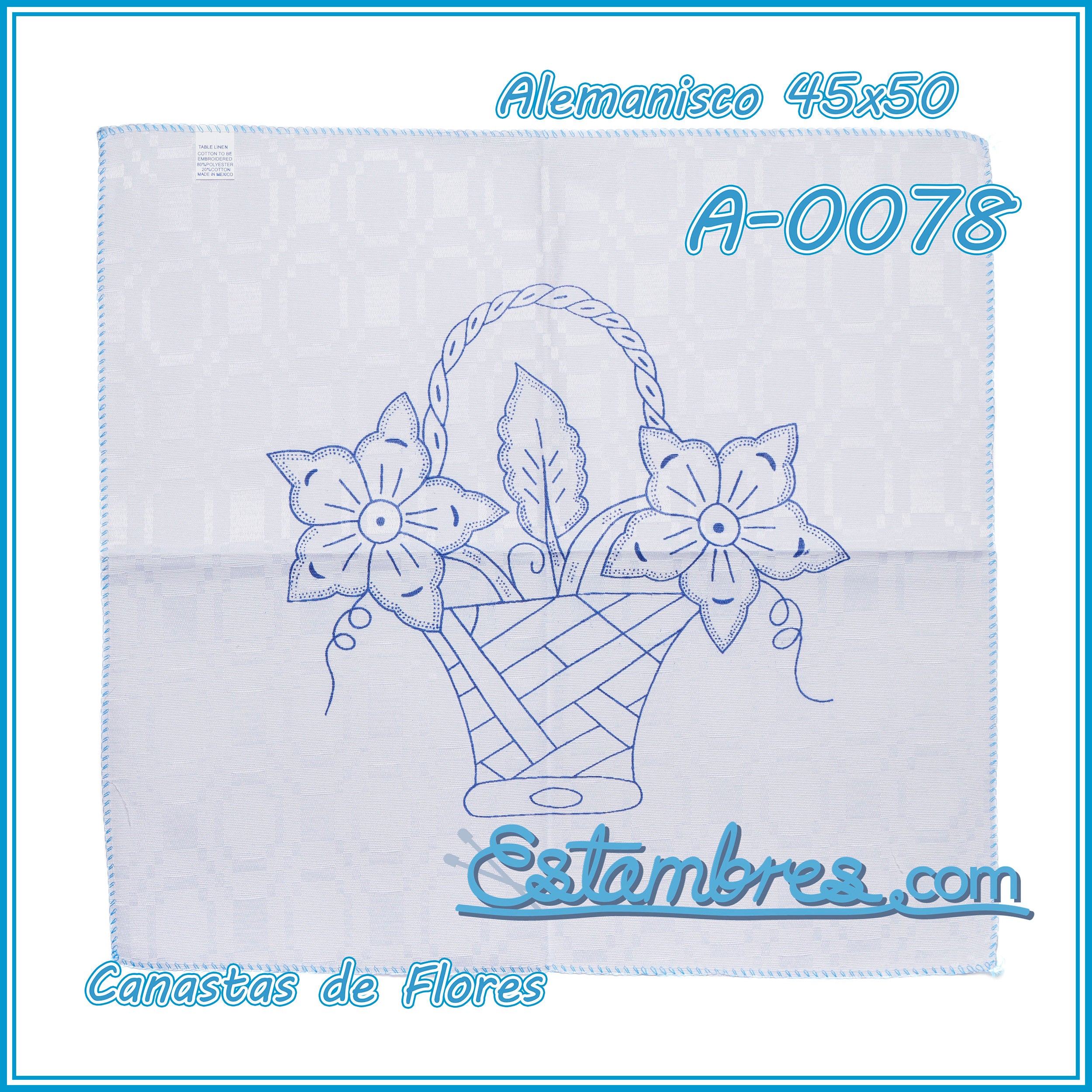 CANASTAS de FLORES - Alemanisco [45x50cm]