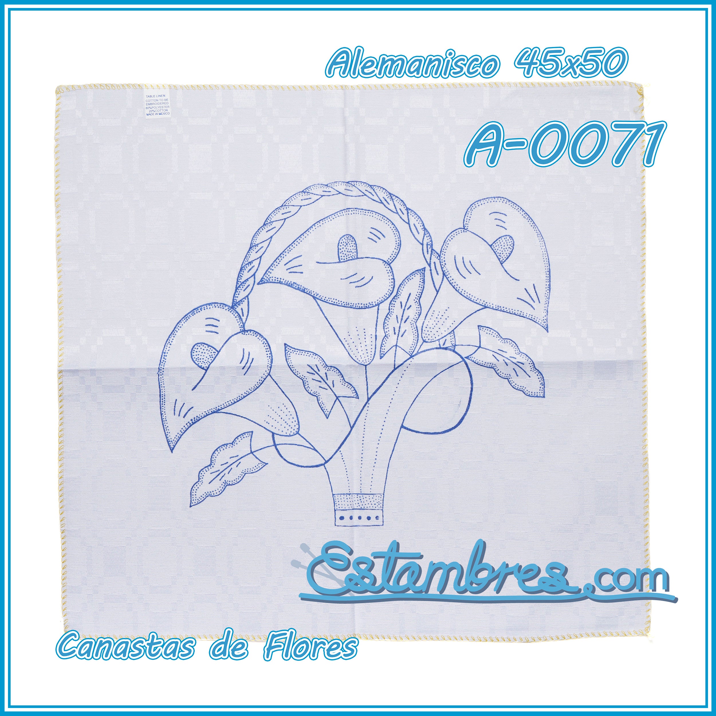 CANASTAS de FLORES - Alemanisco [45x50cm]