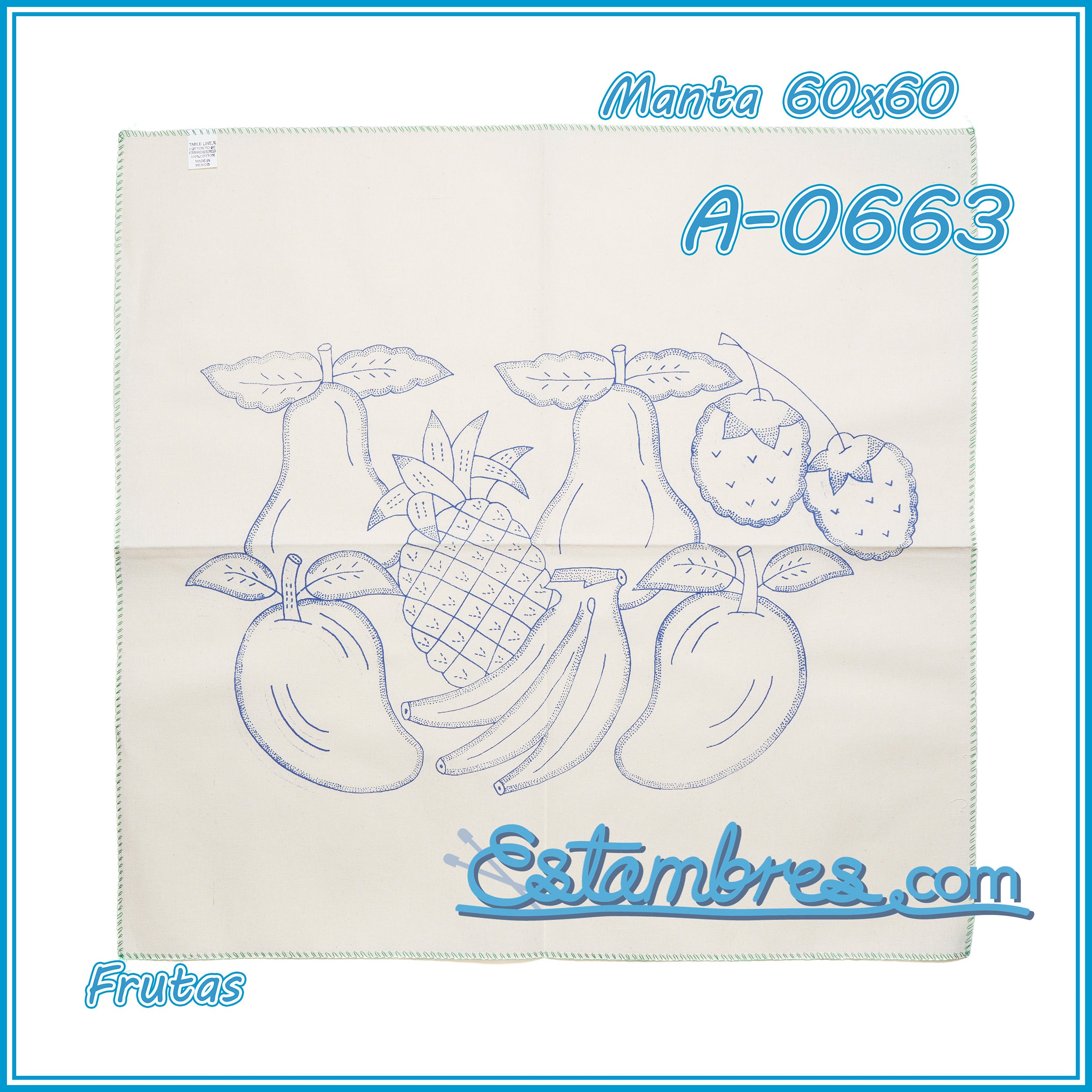 FRUTAS - Manta [60x60cm]