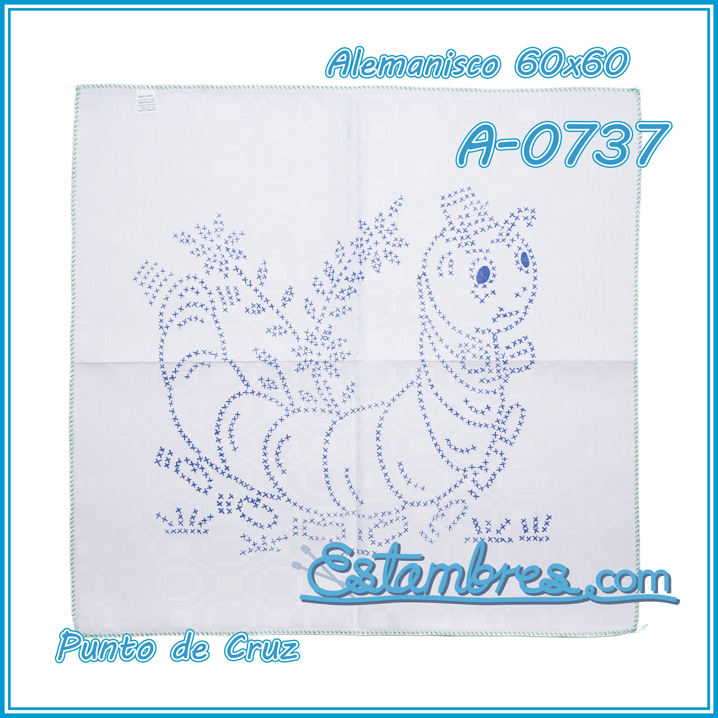 PUNTO de CRUZ - Alemanisco [60x60cm]