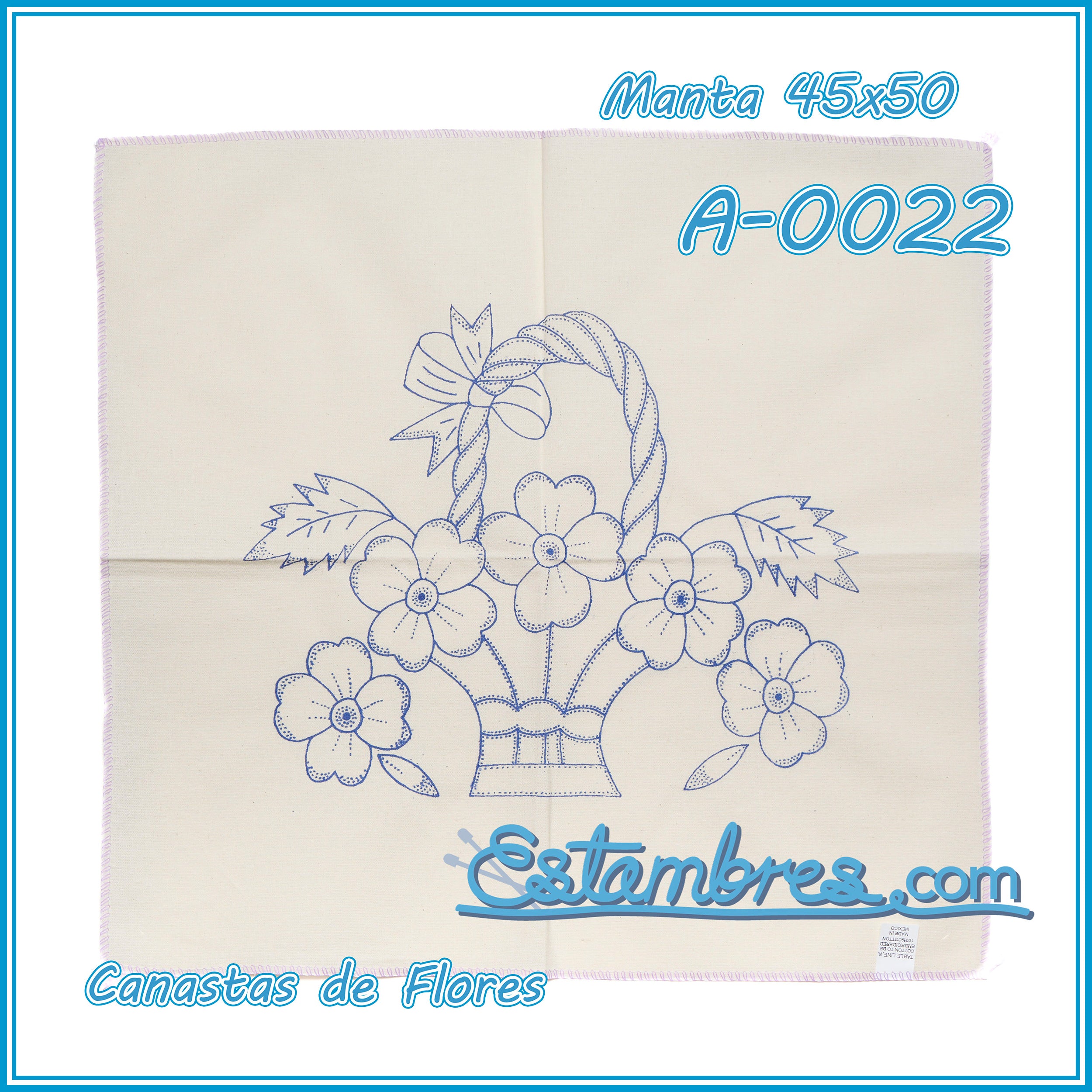 CANASTAS de FLORES - Manta [45x50cm]