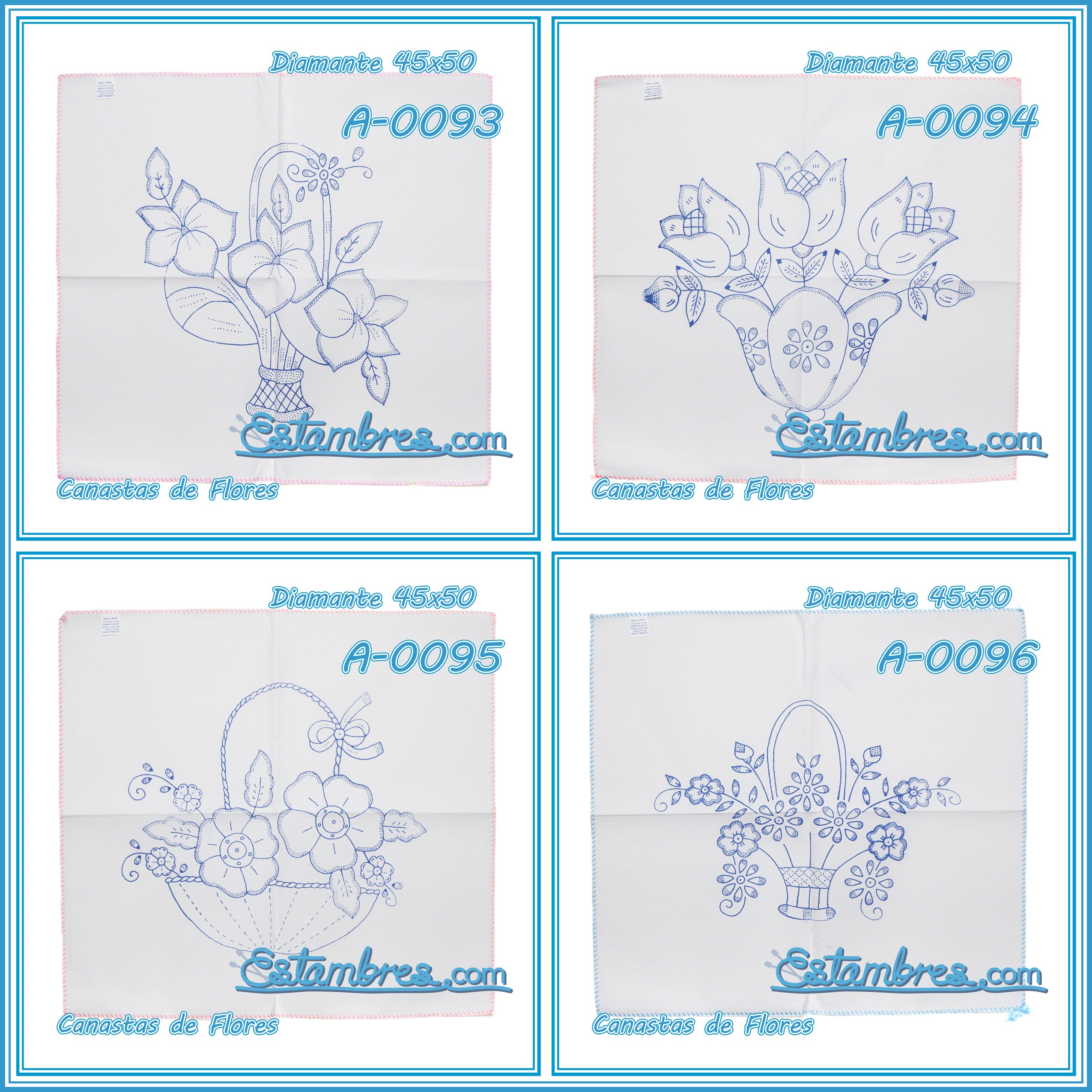 CANASTAS de FLORES - Diamante [45x50cm]