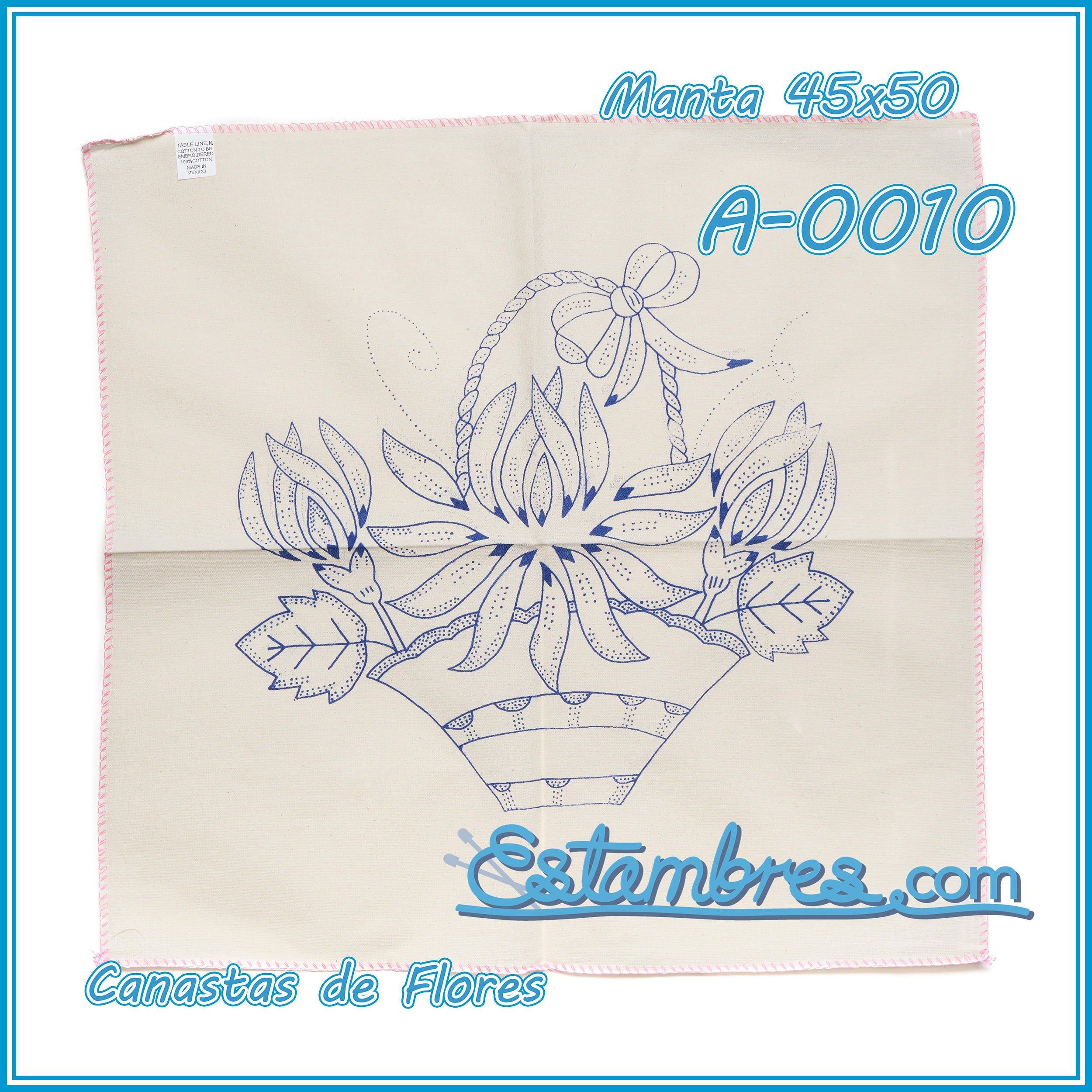 CANASTAS de FLORES - Manta [45x50cm]