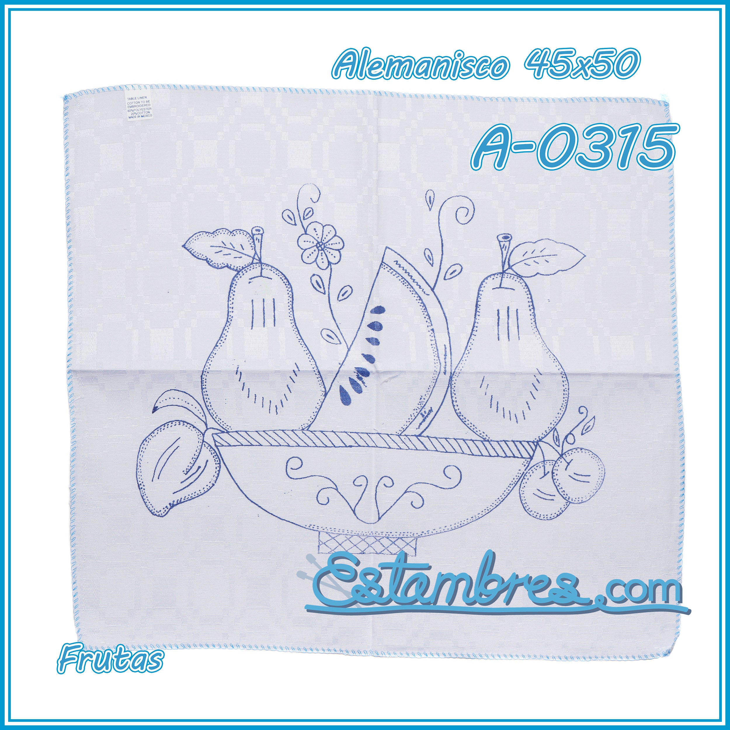 FRUTAS - Alemanisco [45x50cm]