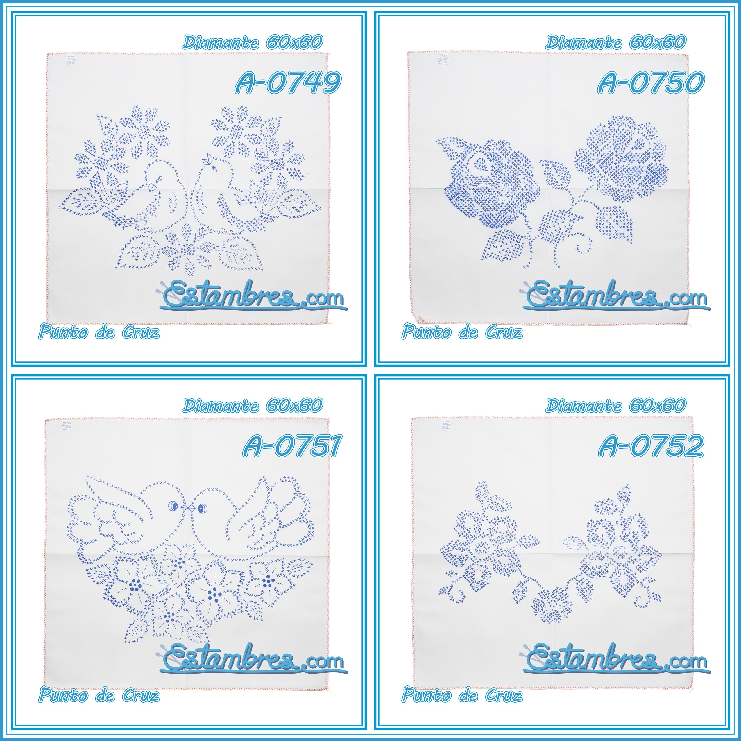 PUNTO de CRUZ - Diamante [60x60cm]