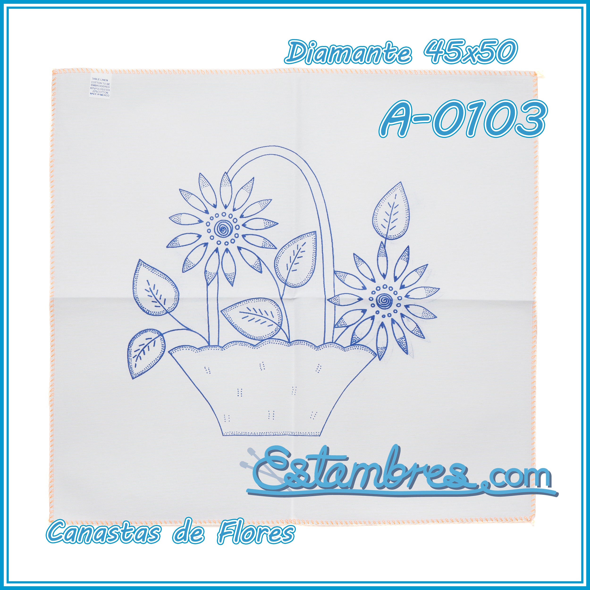 CANASTAS de FLORES - Diamante [45x50cm]