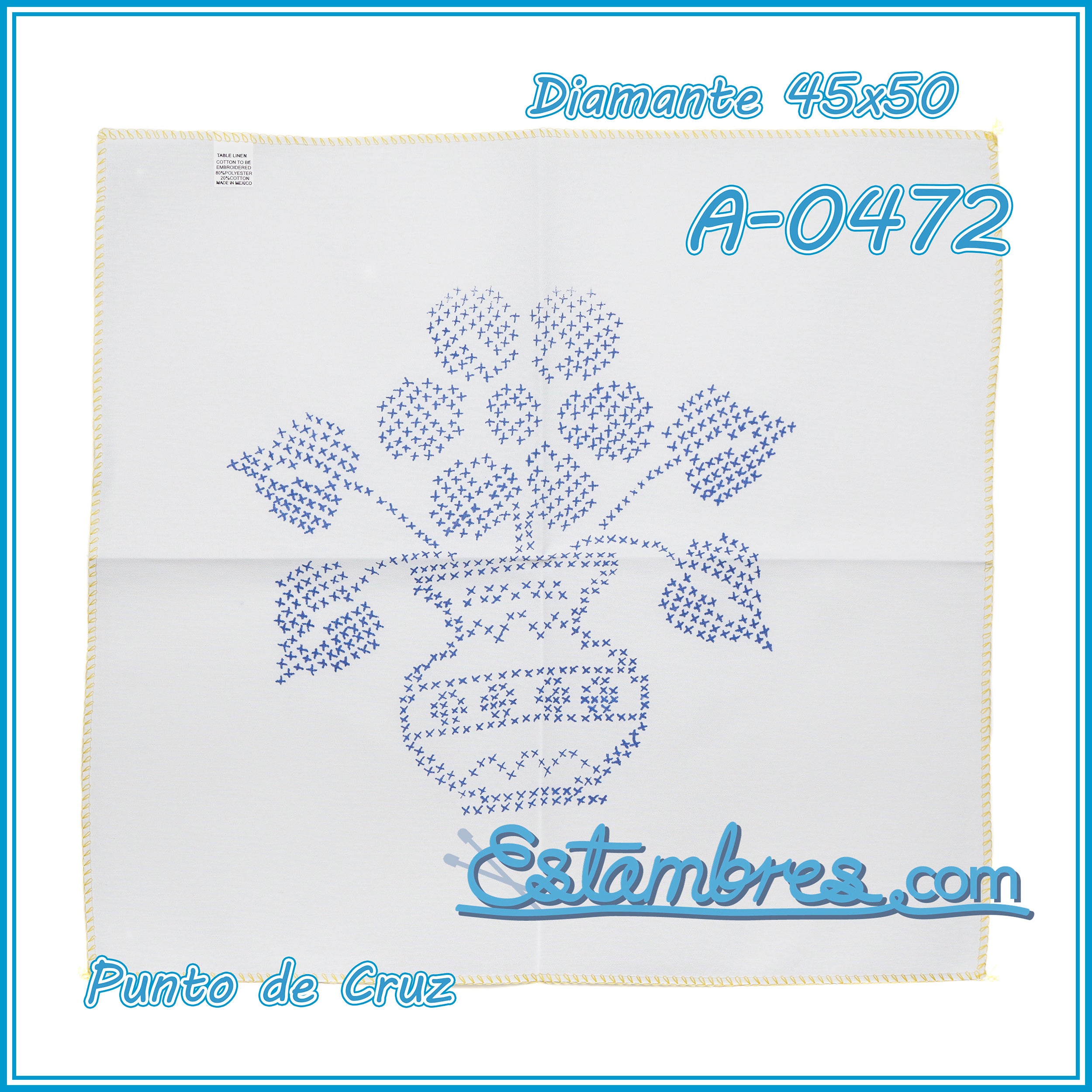 PUNTO de CRUZ - Diamante [45x50cm]