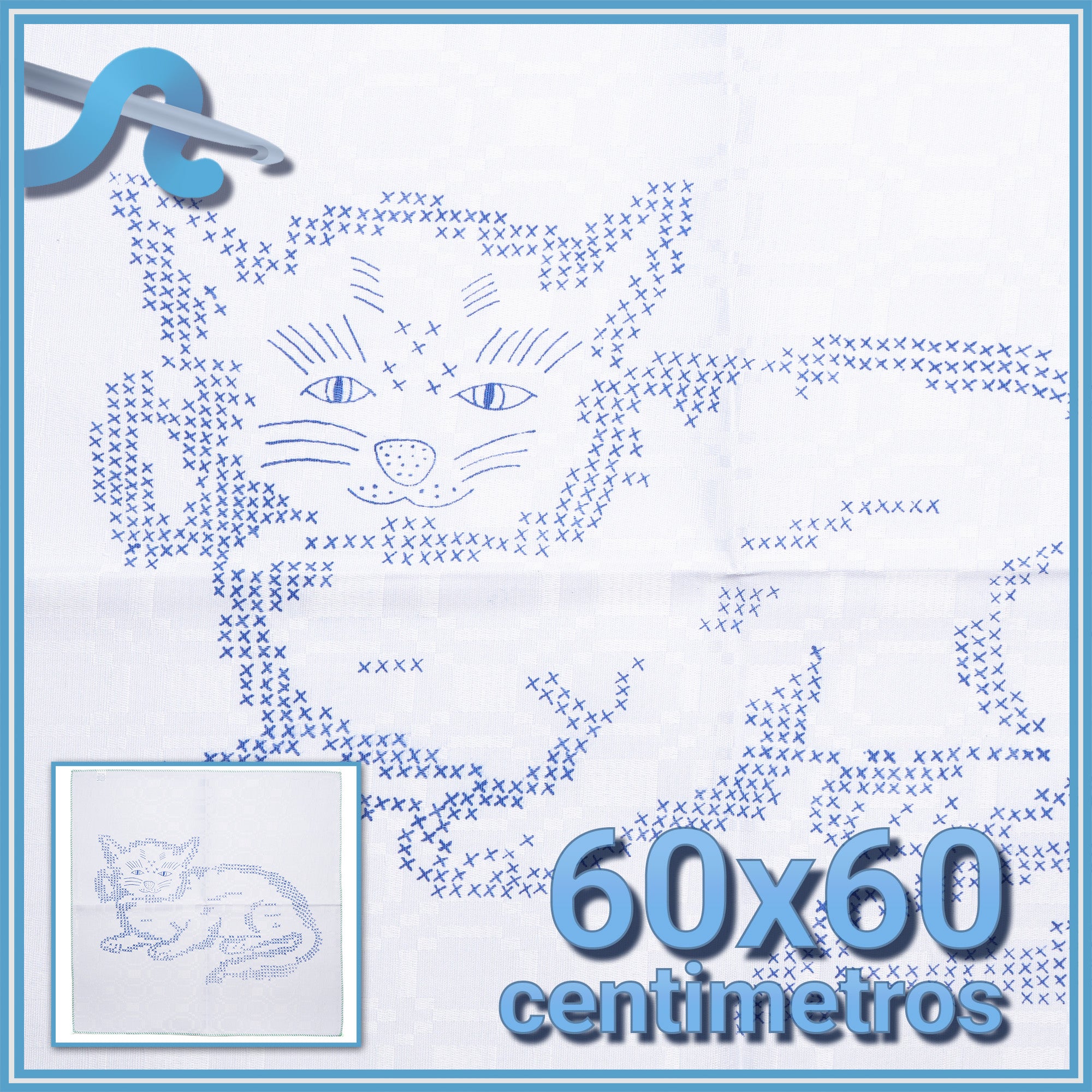 PUNTO de CRUZ - Alemanisco [60x60cm]