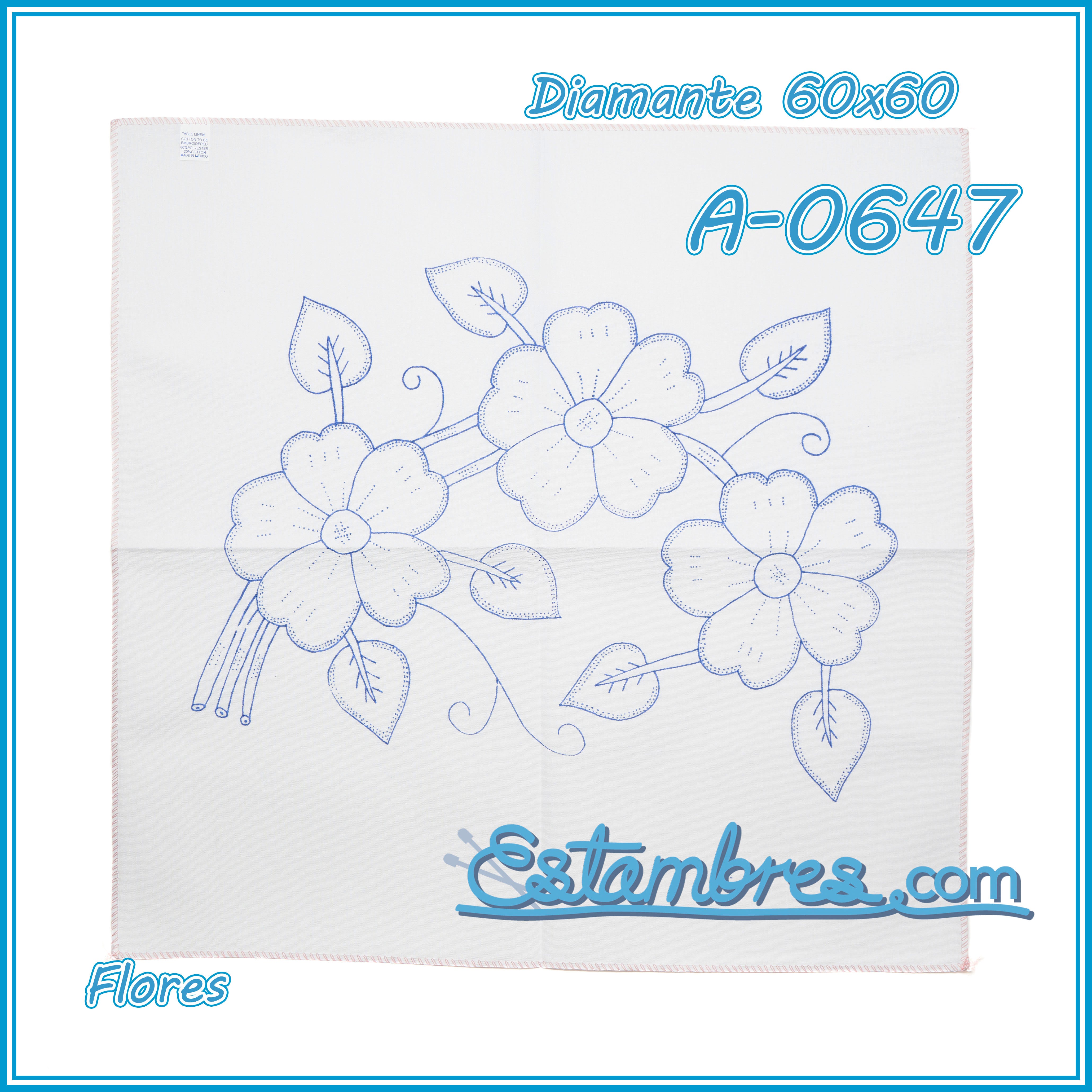 FLORES - Diamante [60x60cm]