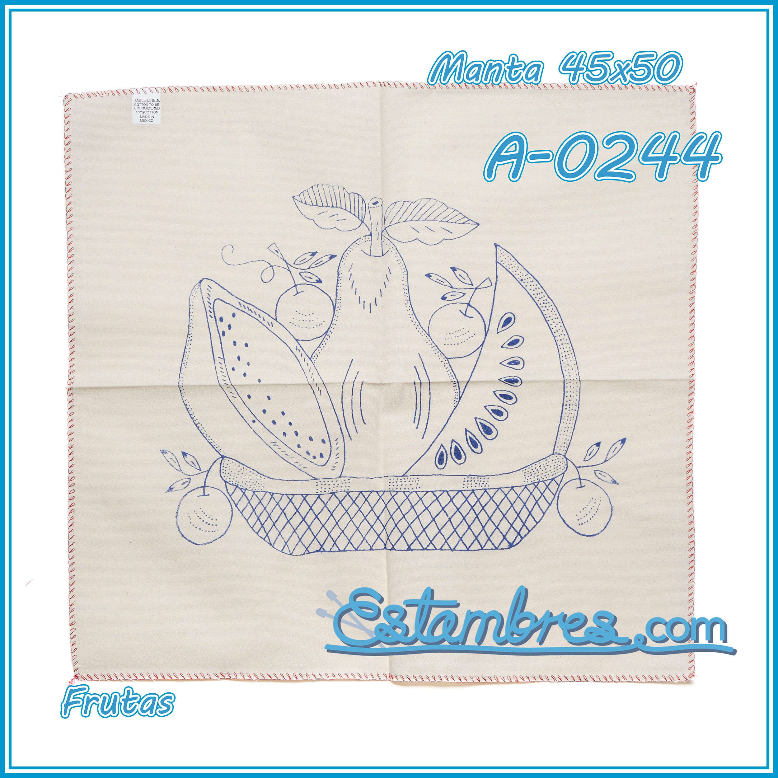 FRUTAS - Manta [45x50cm]