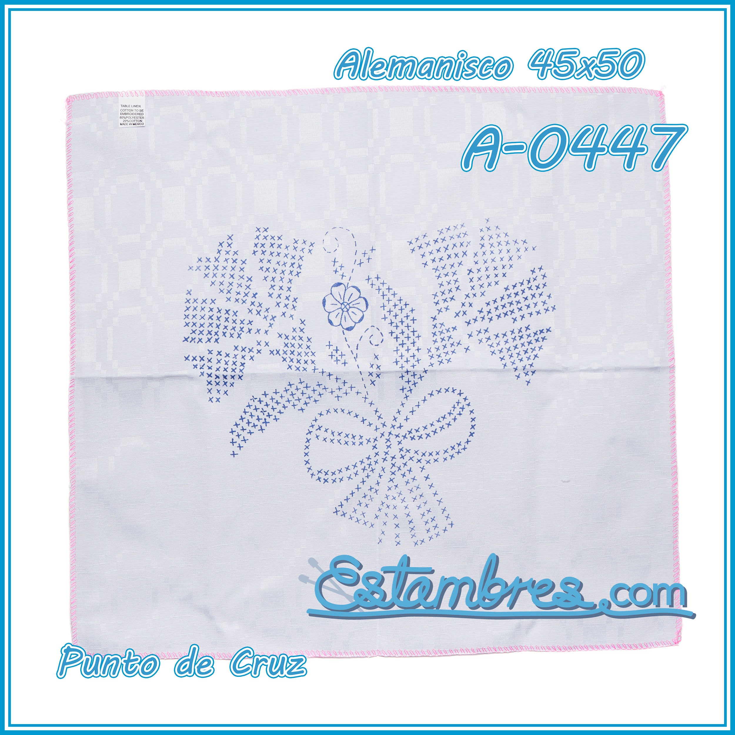 PUNTO de CRUZ - Alemanisco [45x50cm]