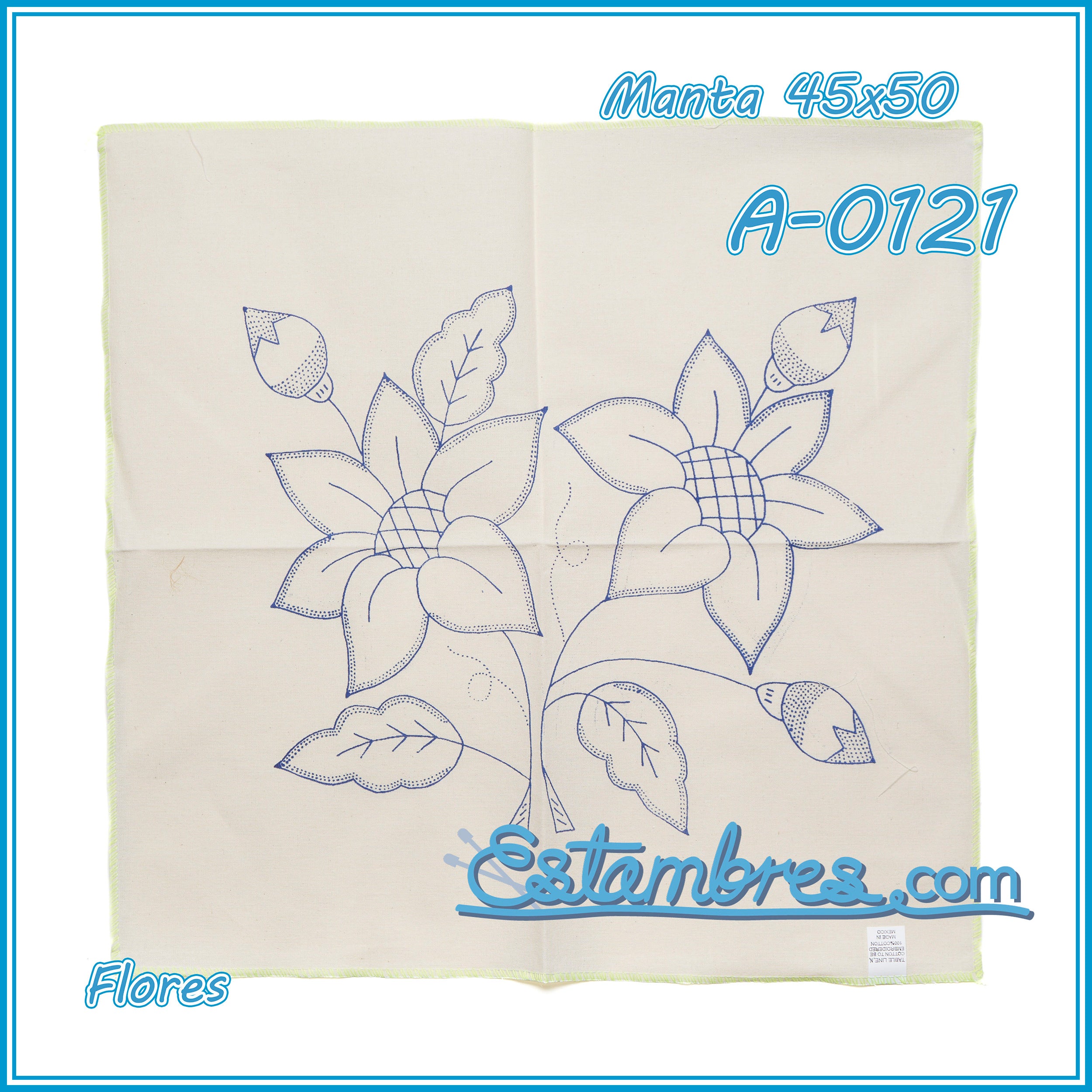 FLORES - Manta [45x50cm]