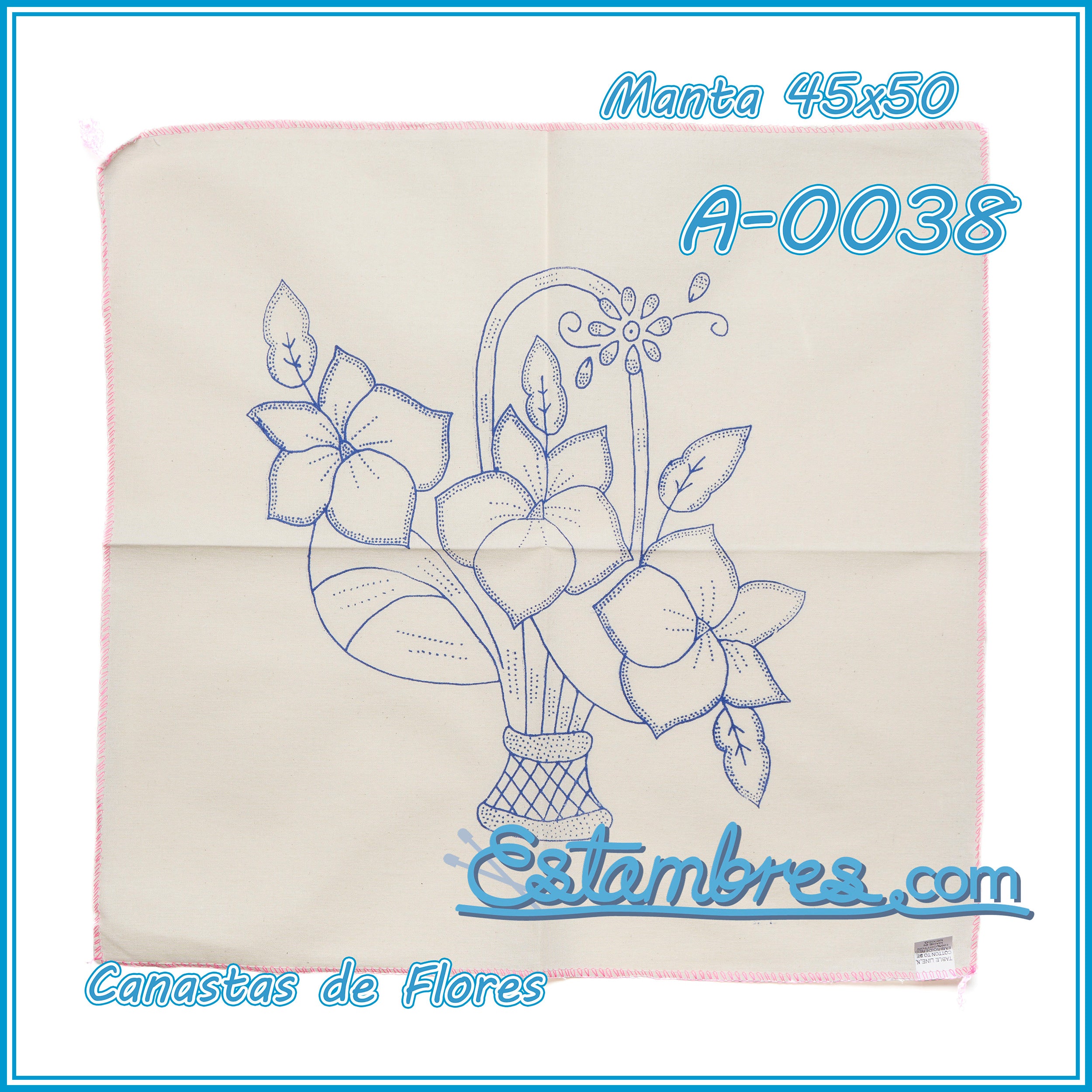 CANASTAS de FLORES - Manta [45x50cm]