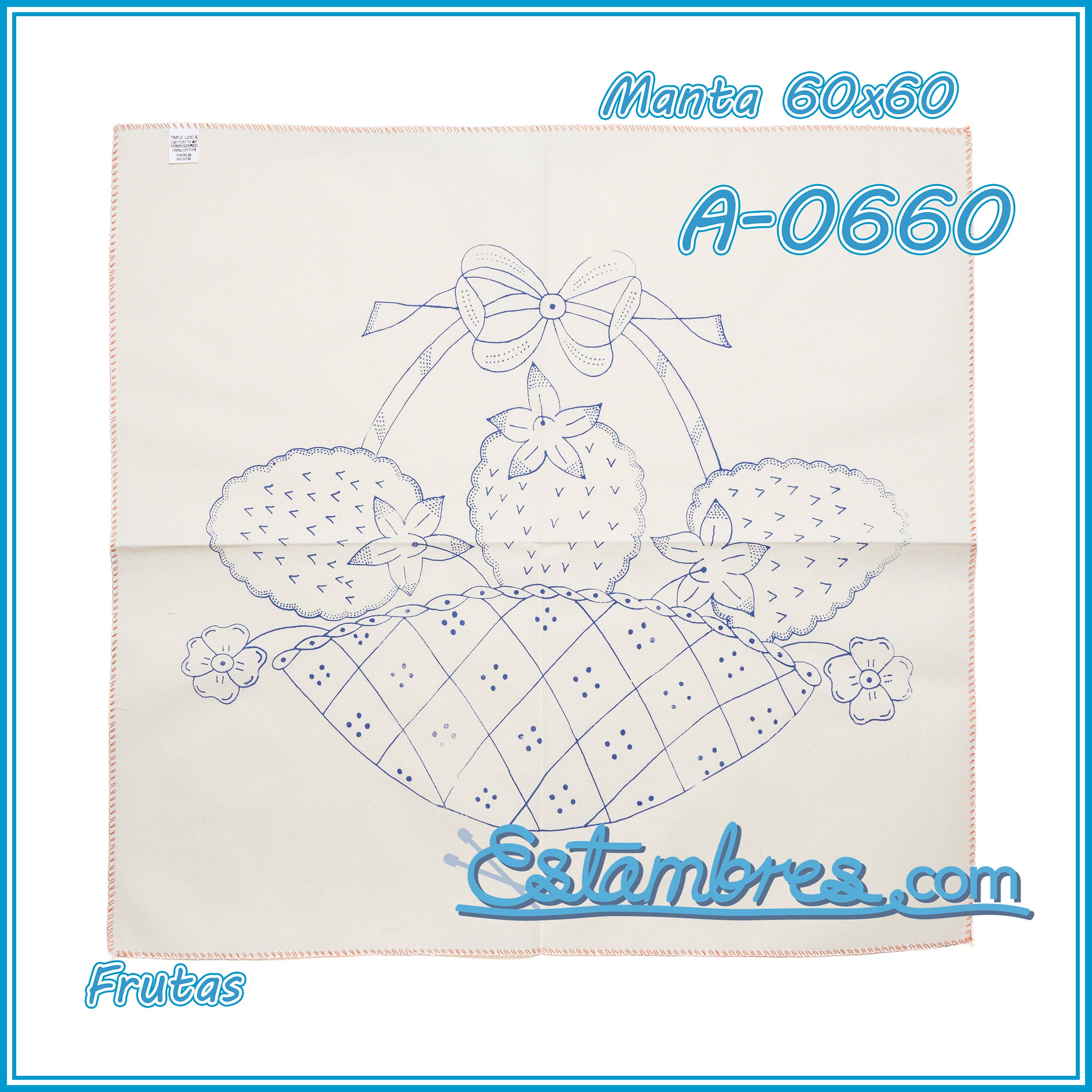 FRUTAS - Manta [60x60cm]
