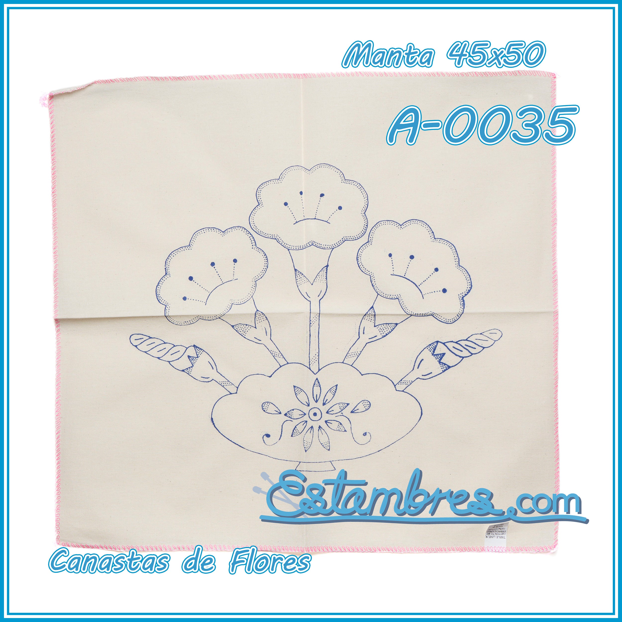 CANASTAS de FLORES - Manta [45x50cm]