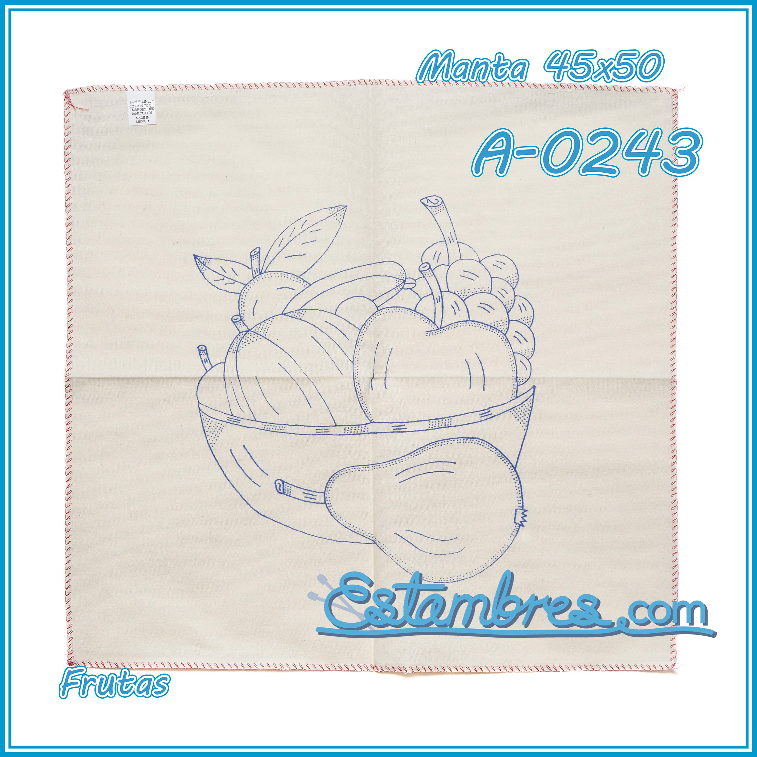 FRUTAS - Manta [45x50cm]