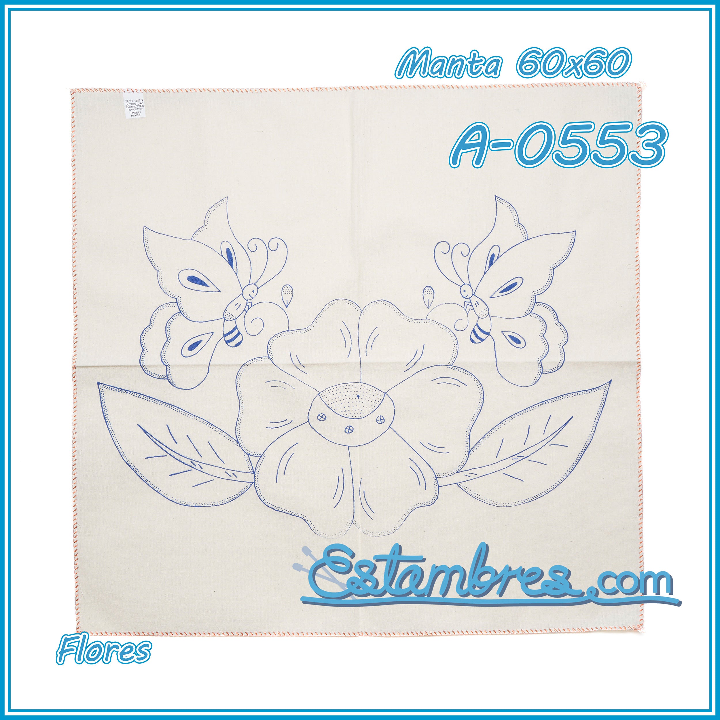 FLORES - Manta [60x60cm]