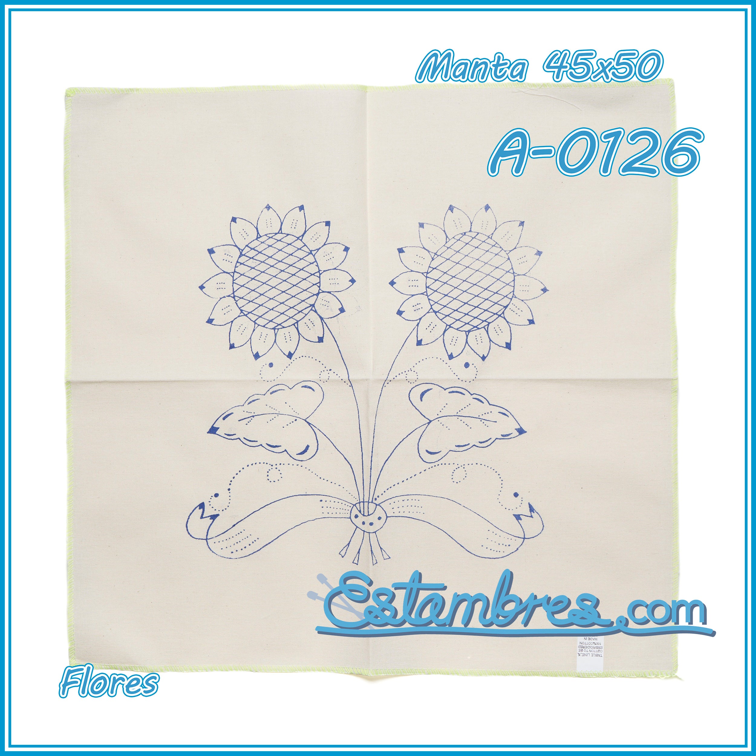 FLORES - Manta [45x50cm]