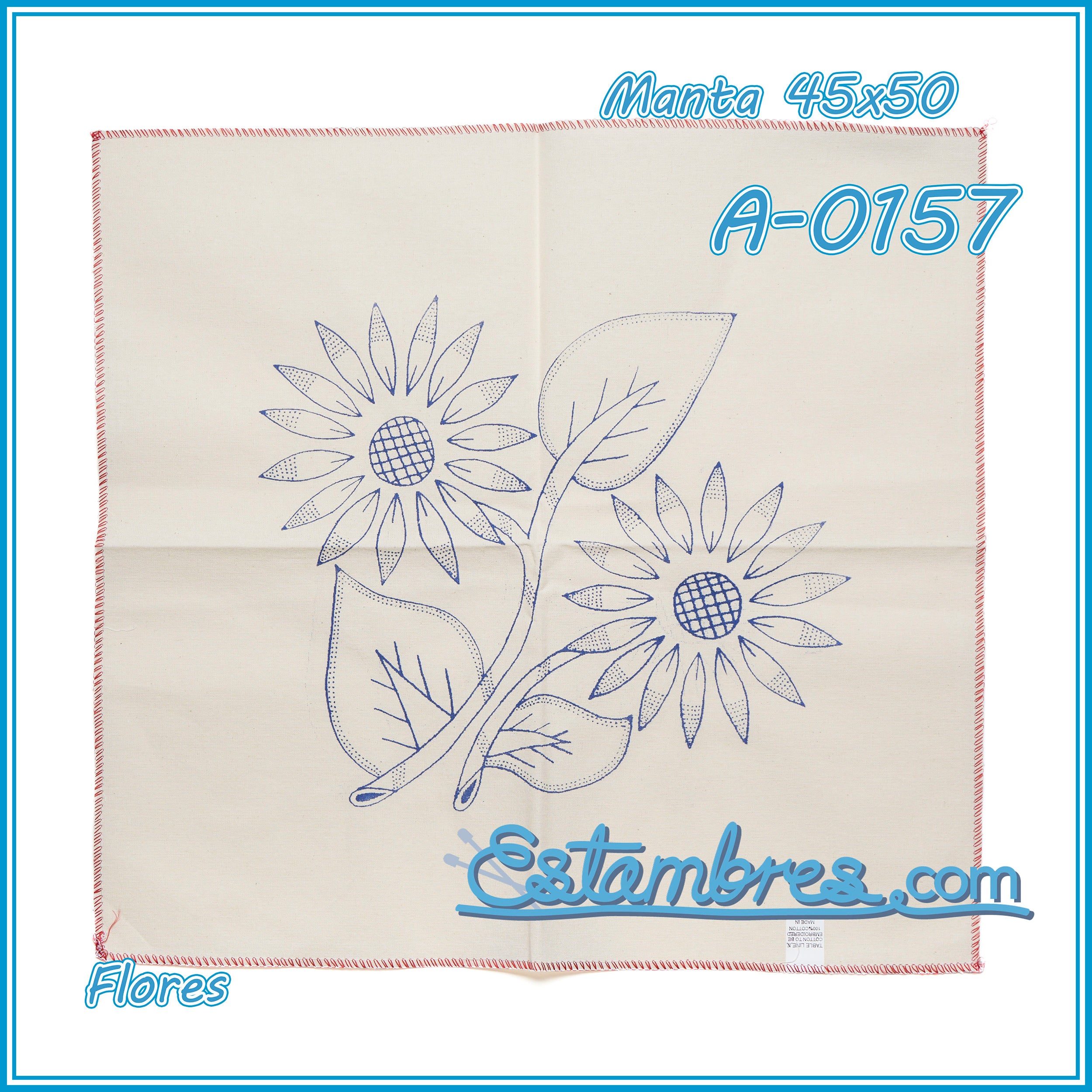 FLORES - Manta [45x50cm]