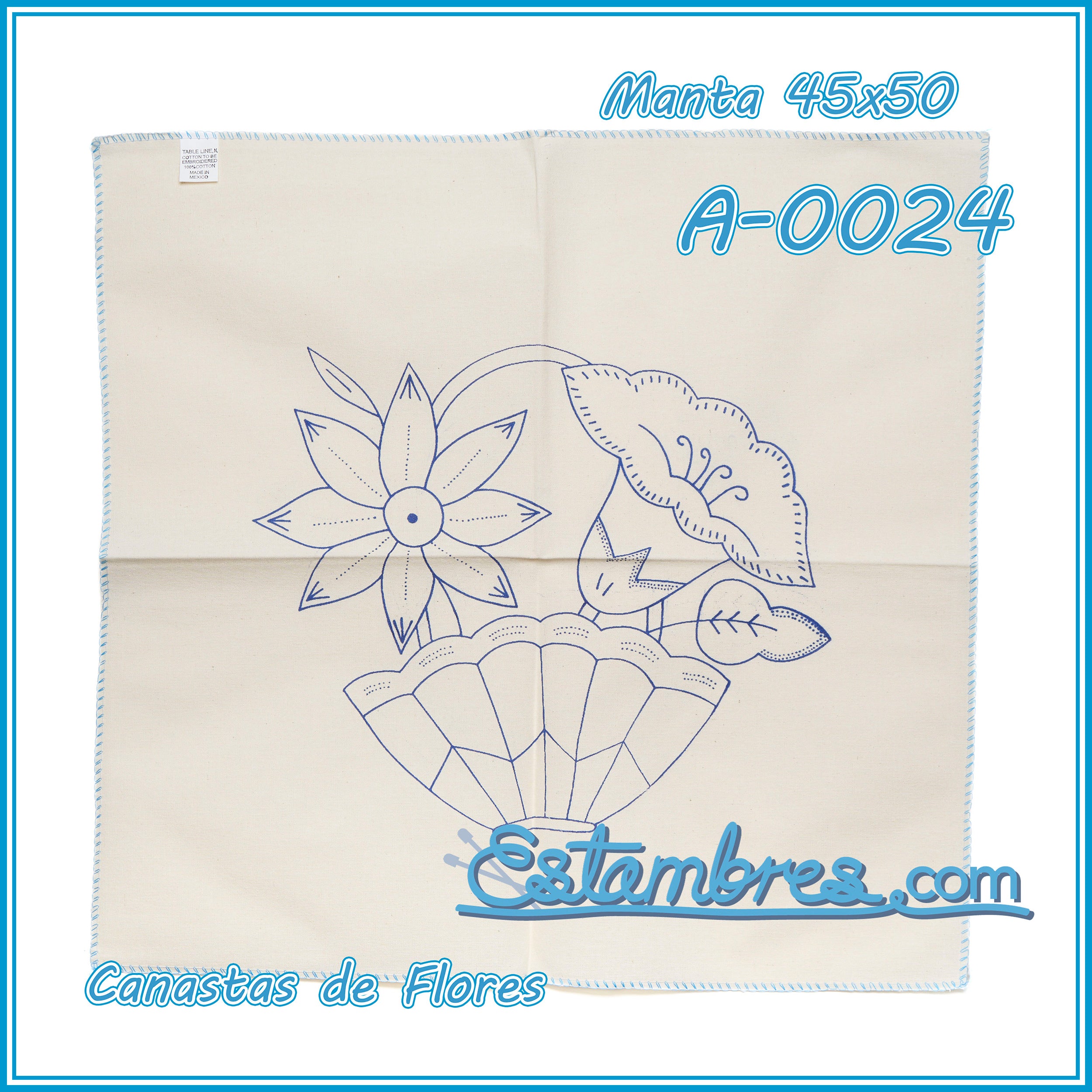 CANASTAS de FLORES - Manta [45x50cm]