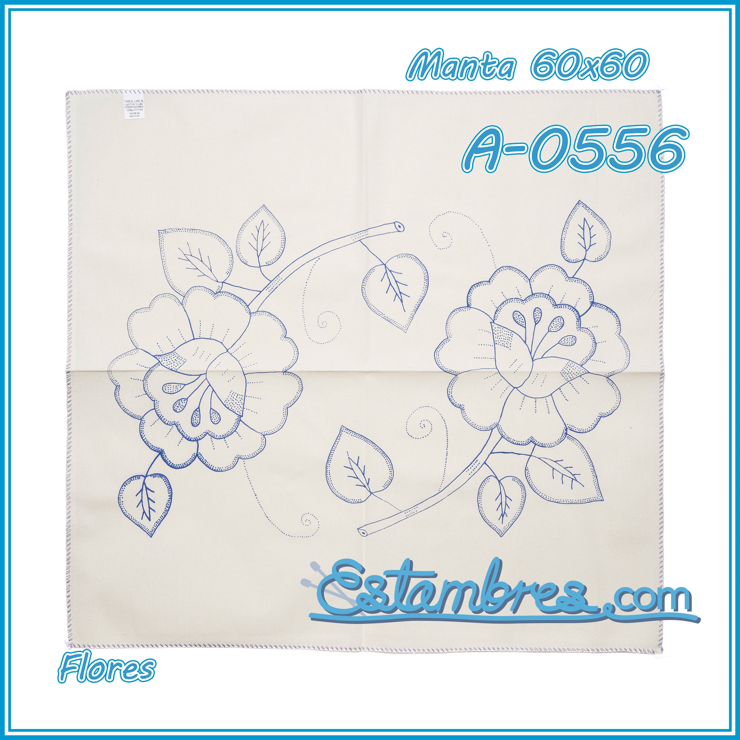 FLORES - Manta [60x60cm]