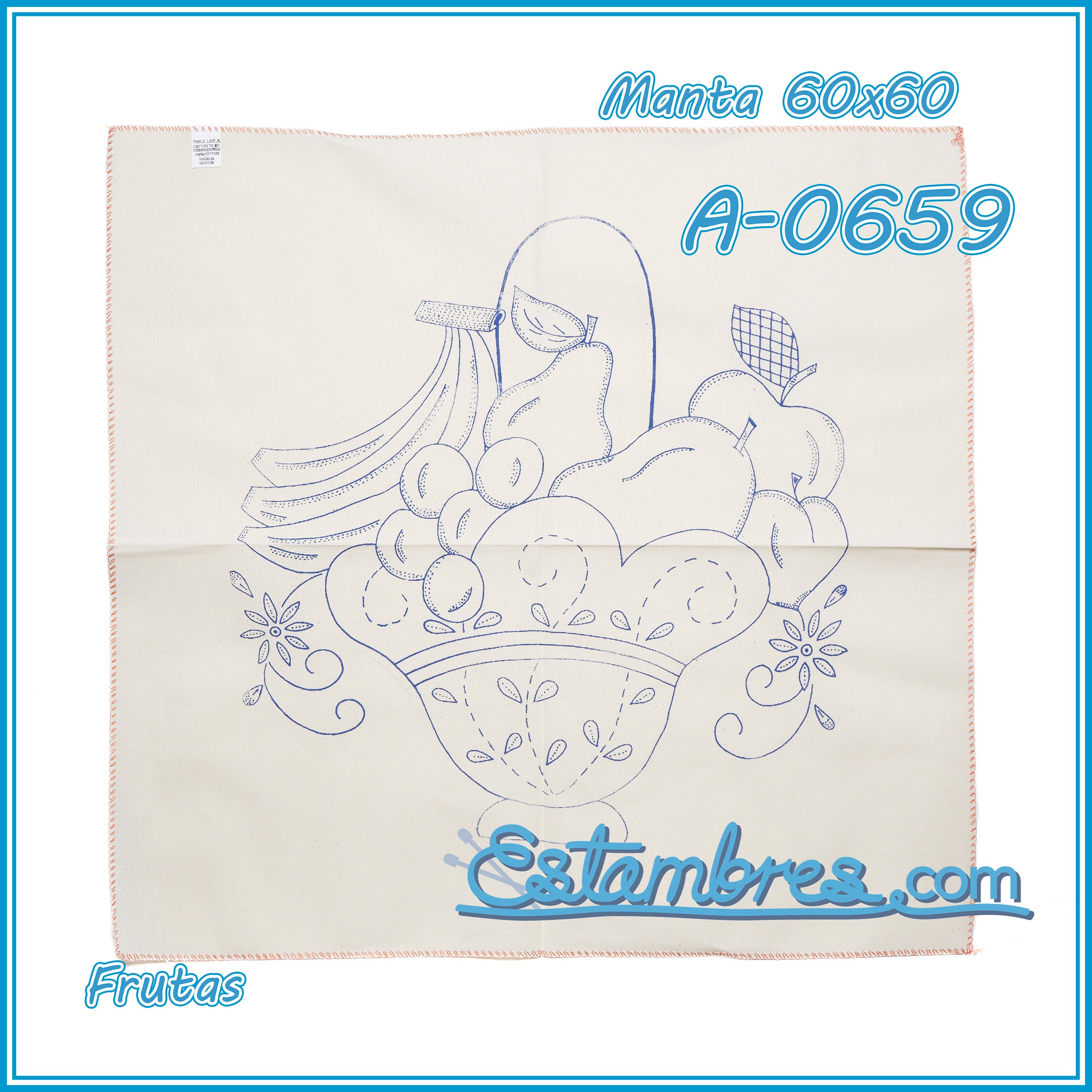 FRUTAS - Manta [60x60cm]