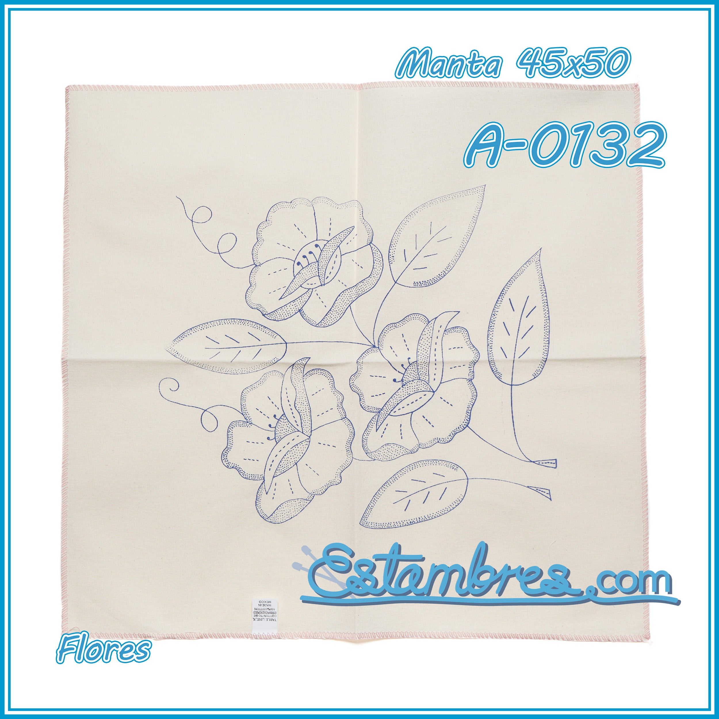 FLORES - Manta [45x50cm]