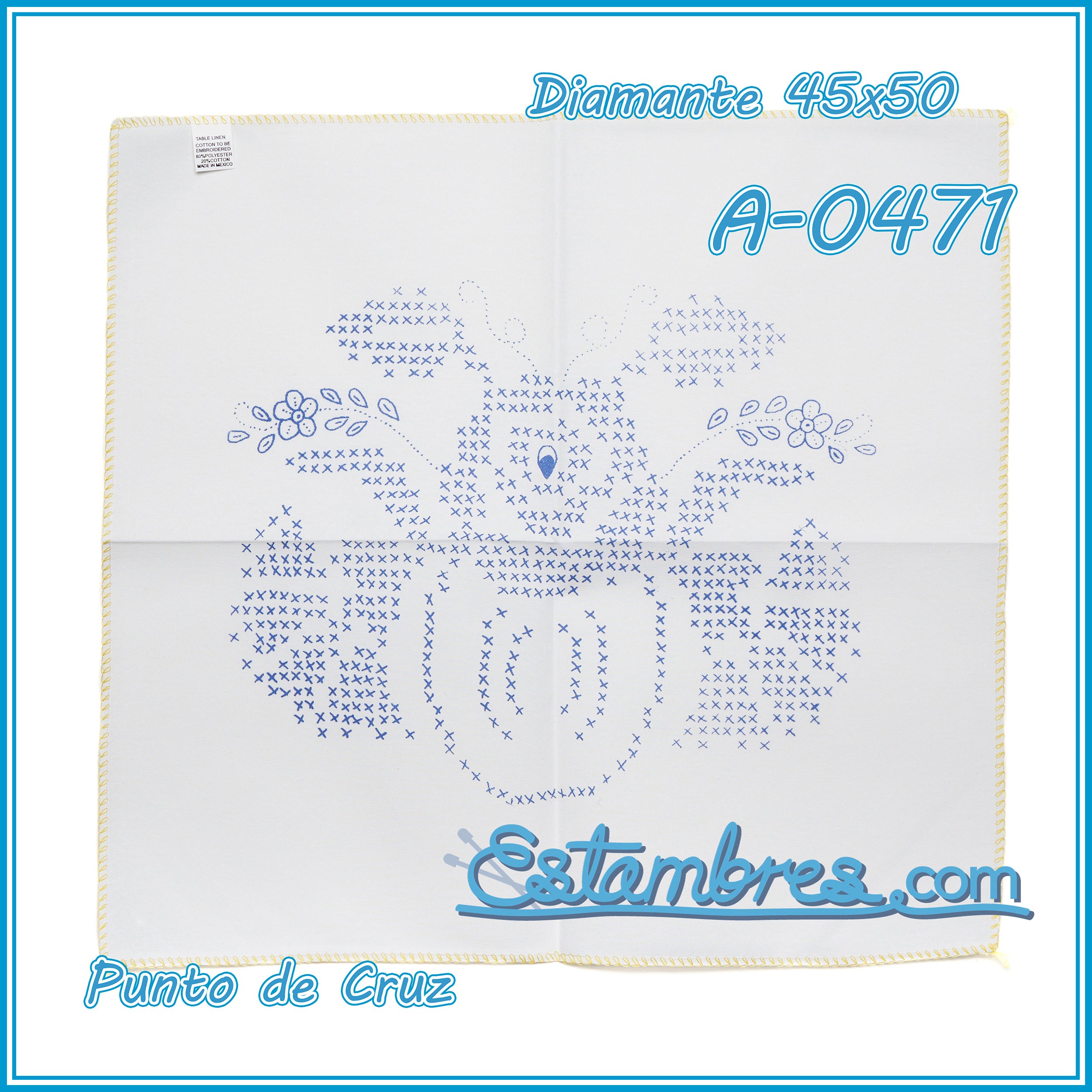 PUNTO de CRUZ - Diamante [45x50cm]