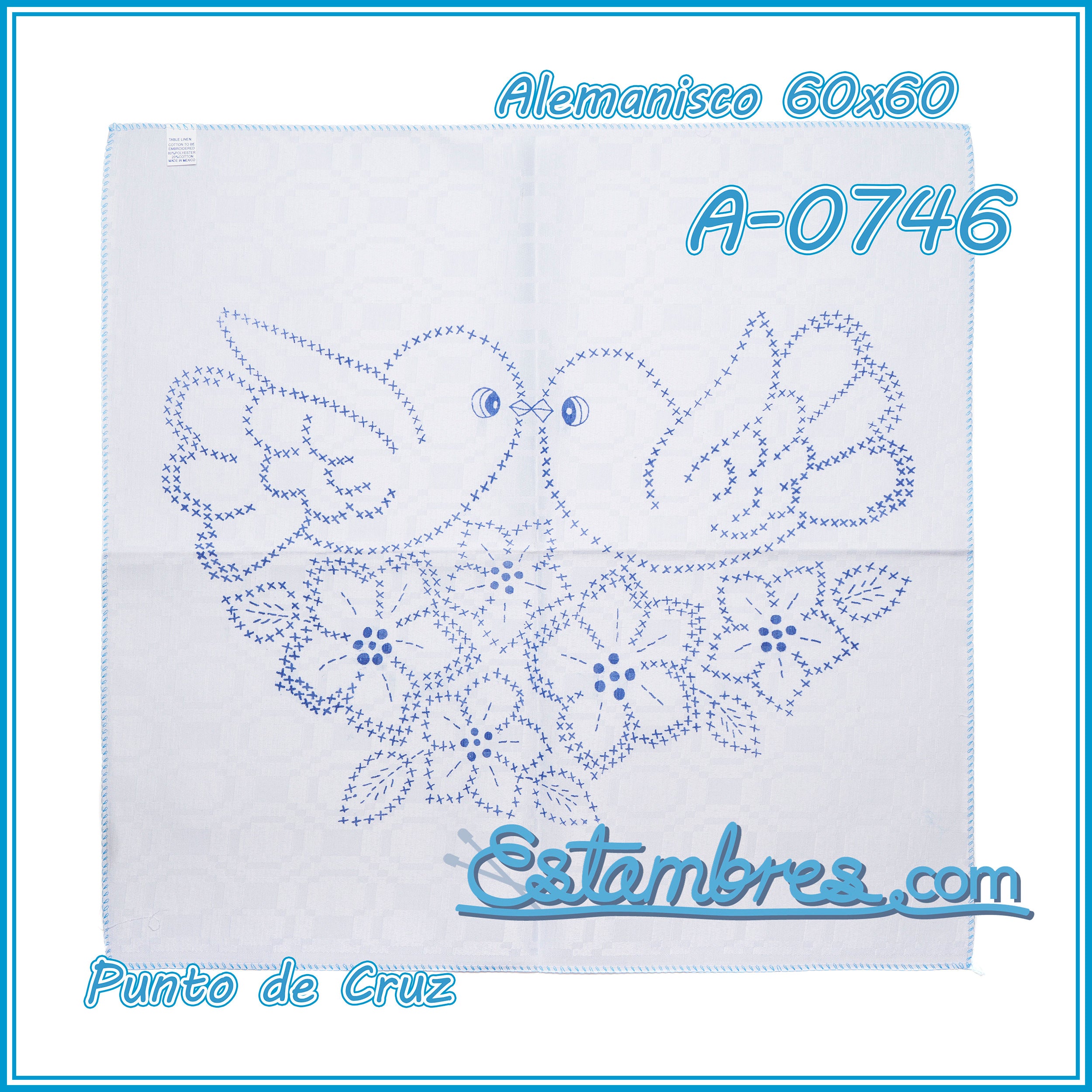 PUNTO de CRUZ - Alemanisco [60x60cm]