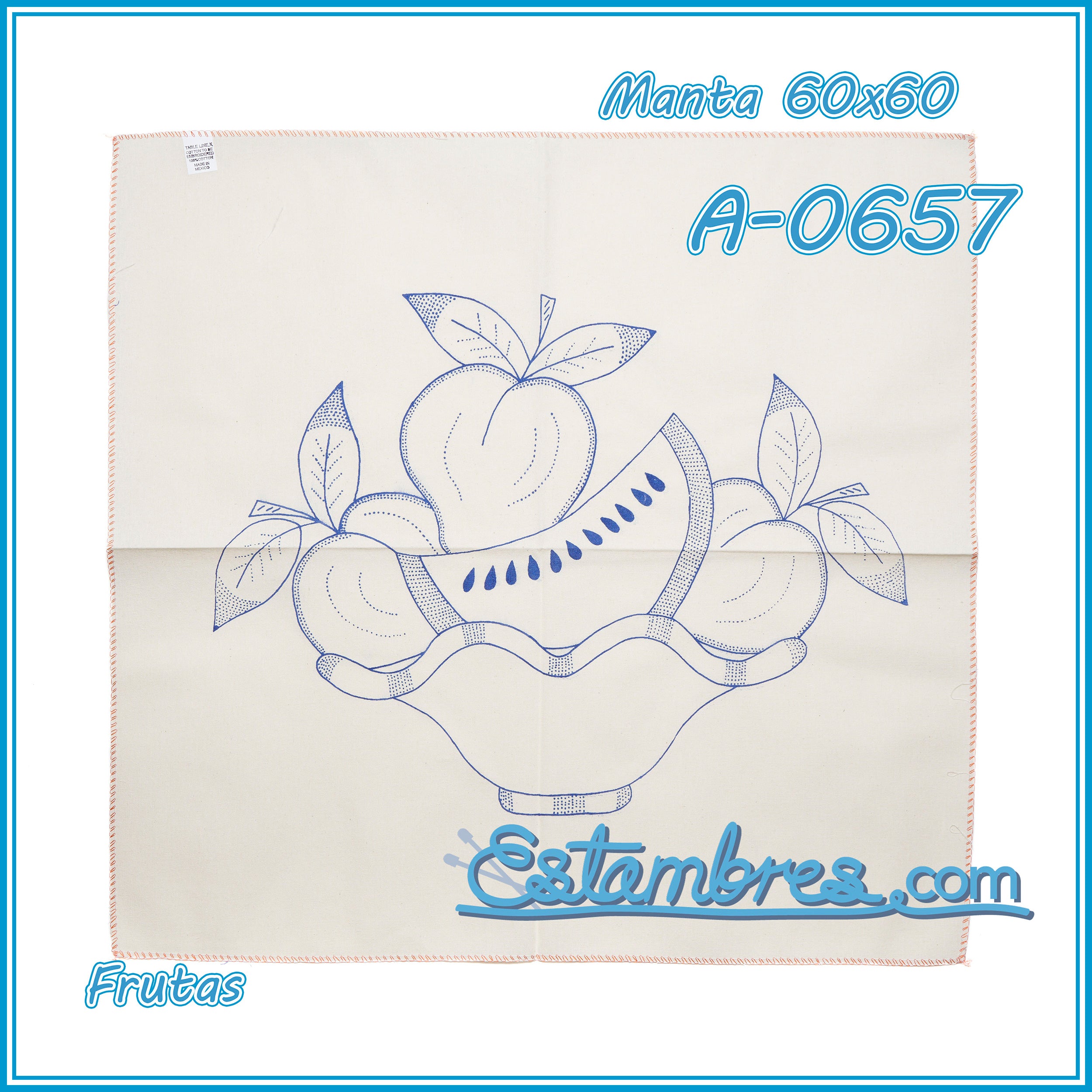 FRUTAS - Manta [60x60cm]