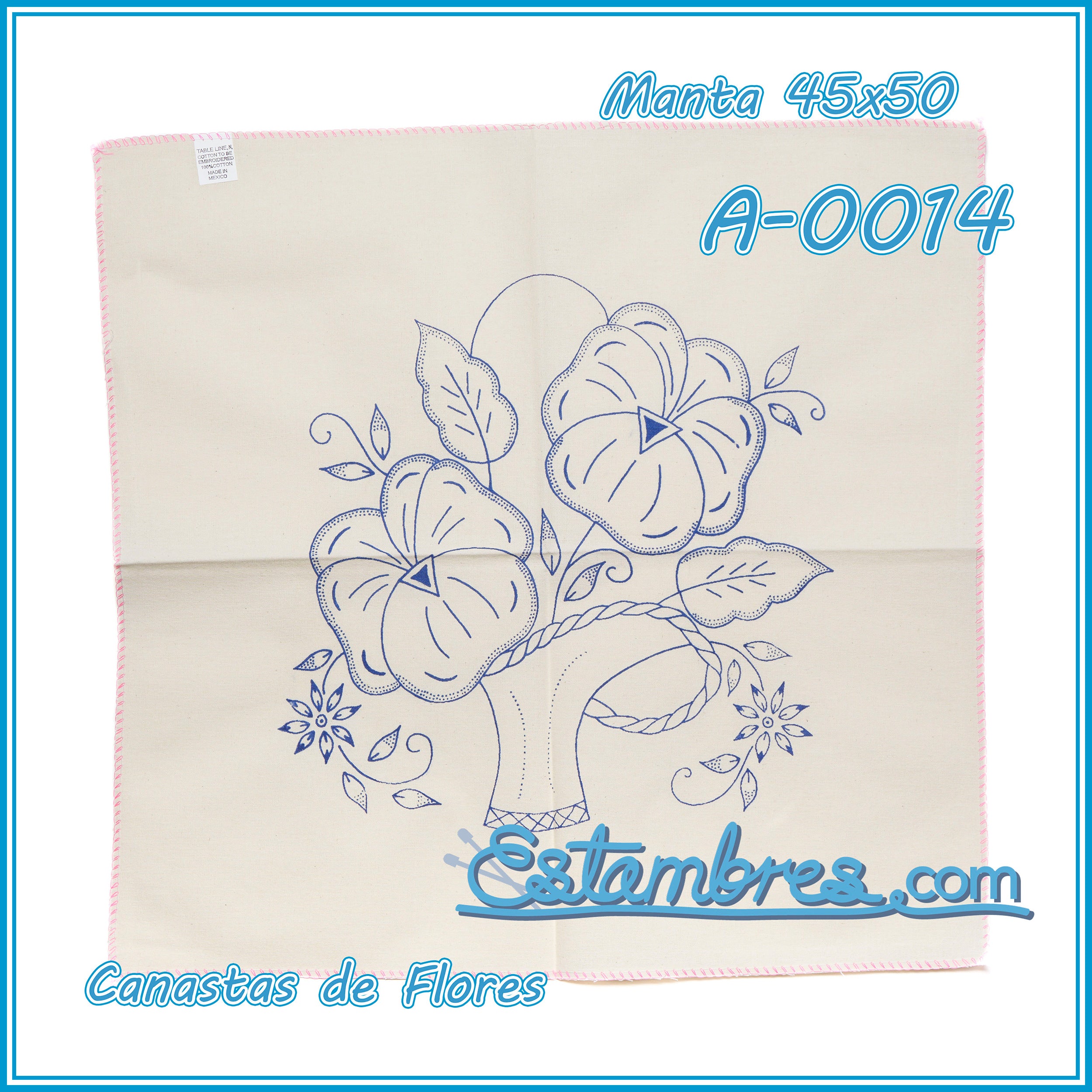 CANASTAS de FLORES - Manta [45x50cm]