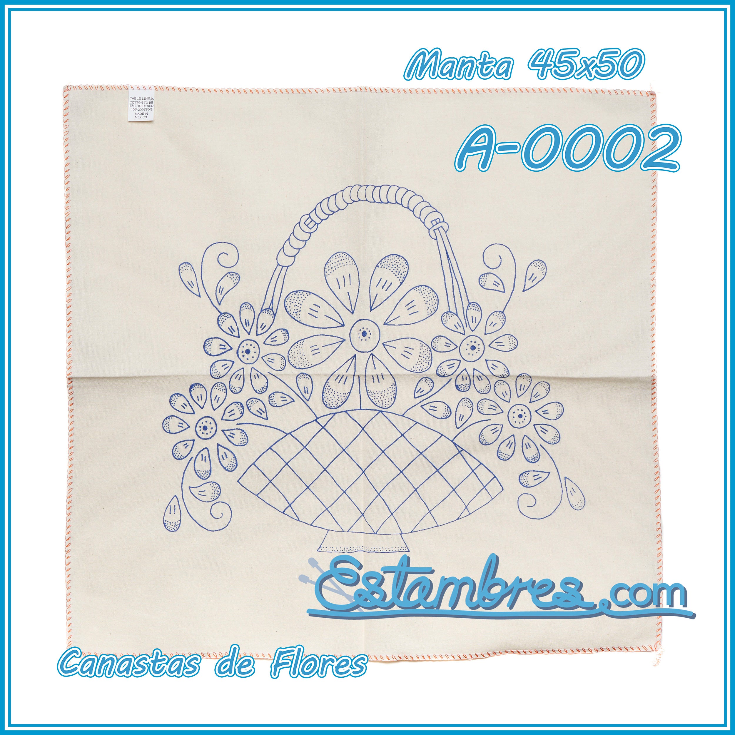 CANASTAS de FLORES - Manta [45x50cm]
