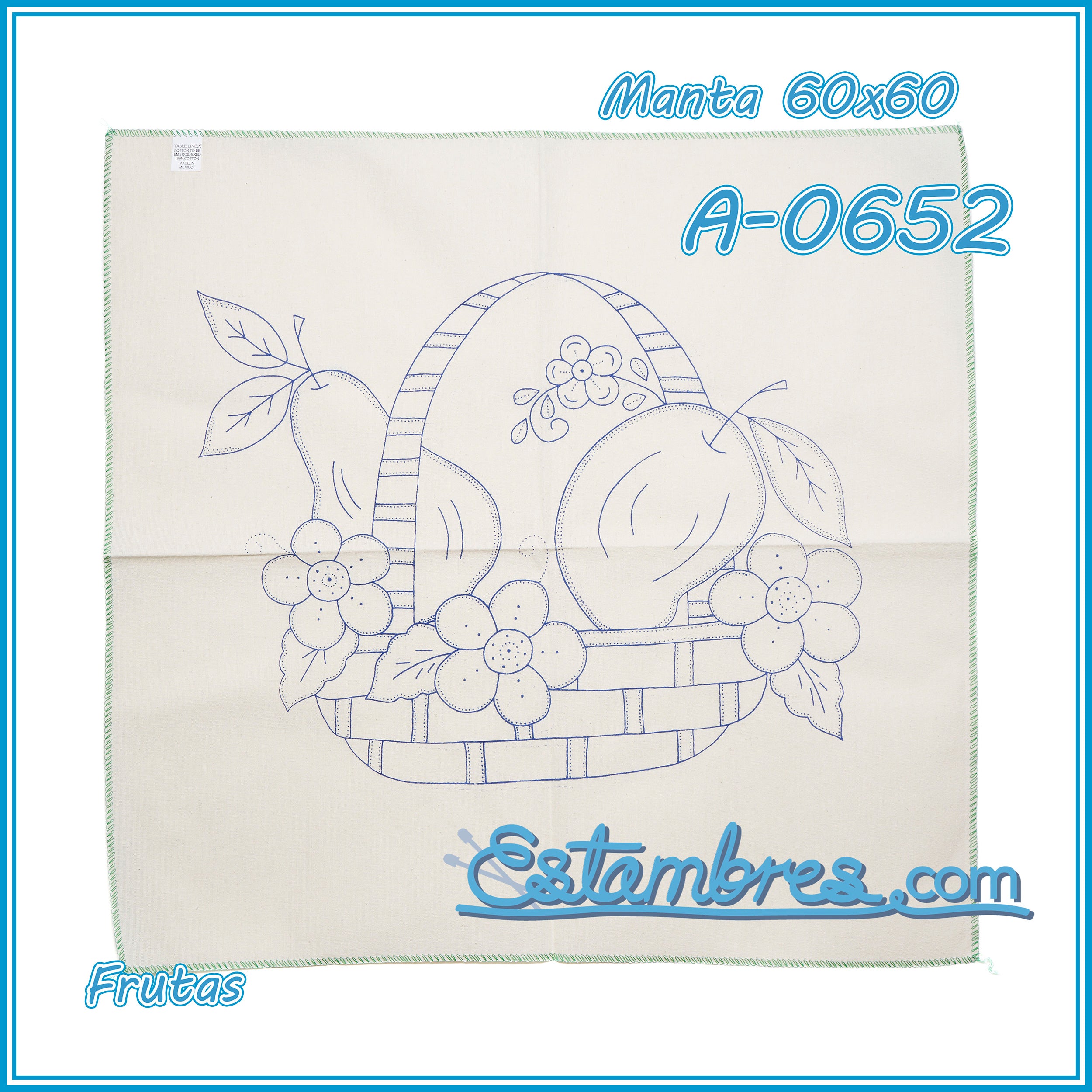 FRUTAS - Manta [60x60cm]