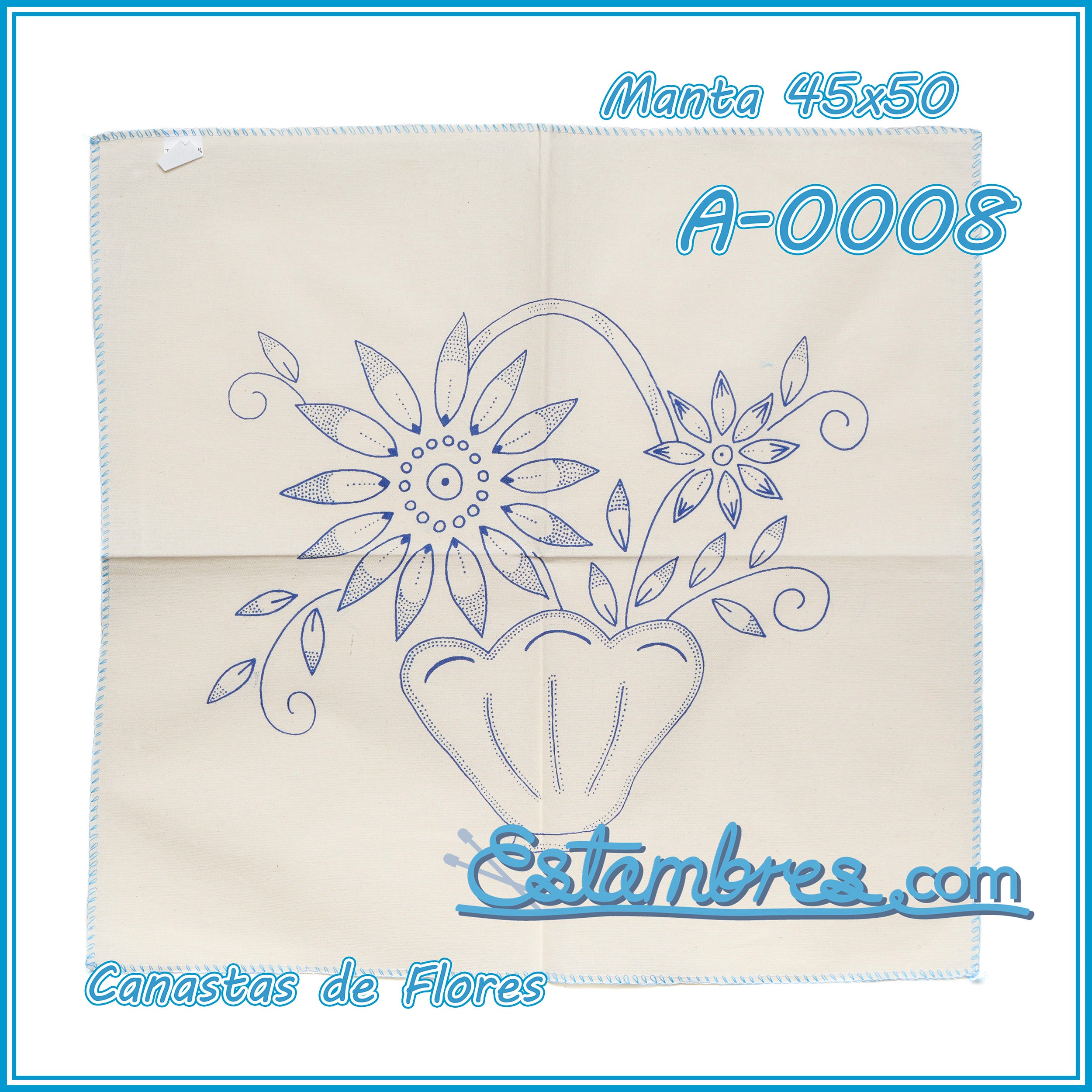 CANASTAS de FLORES - Manta [45x50cm]