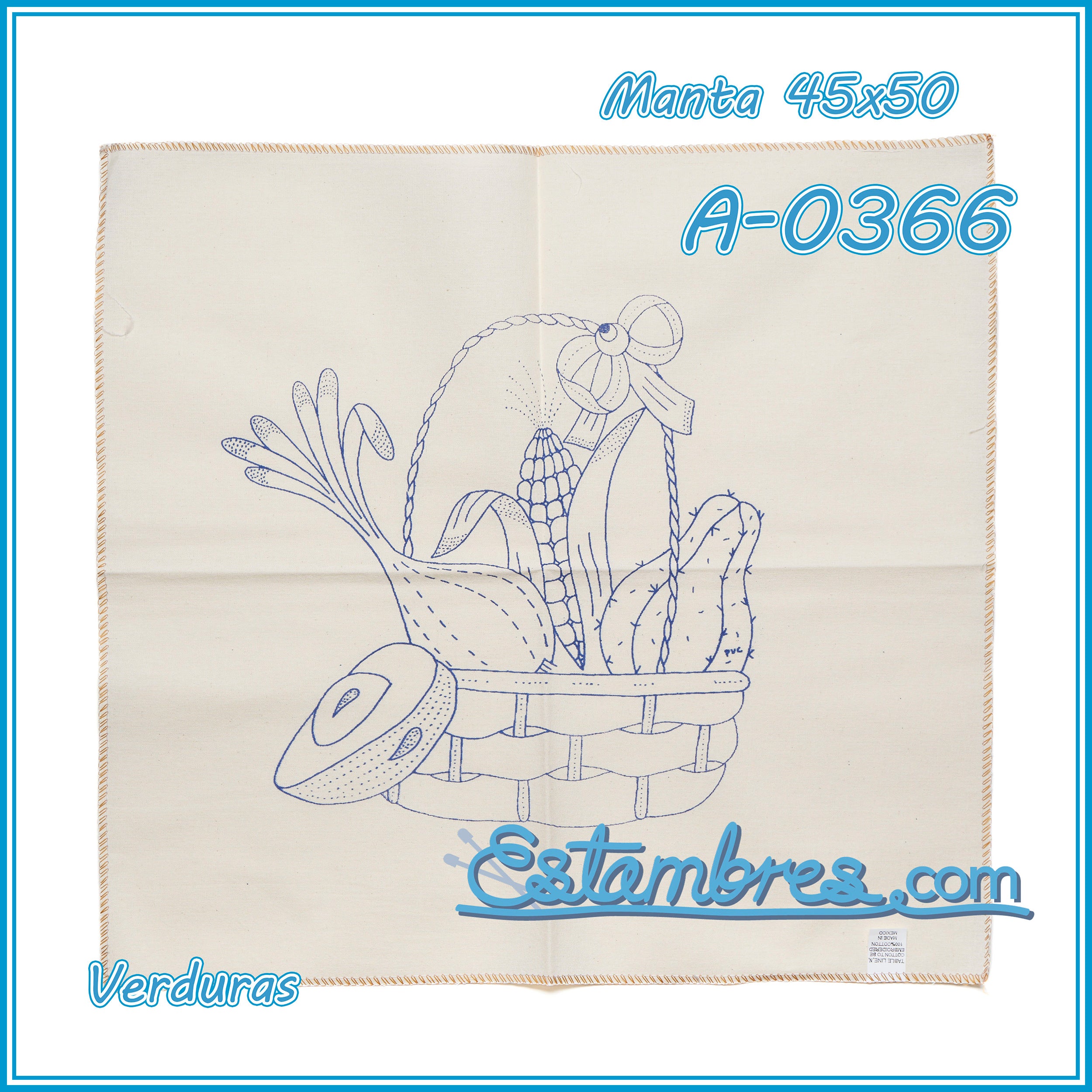 VERDURAS - Manta [45x50cm]