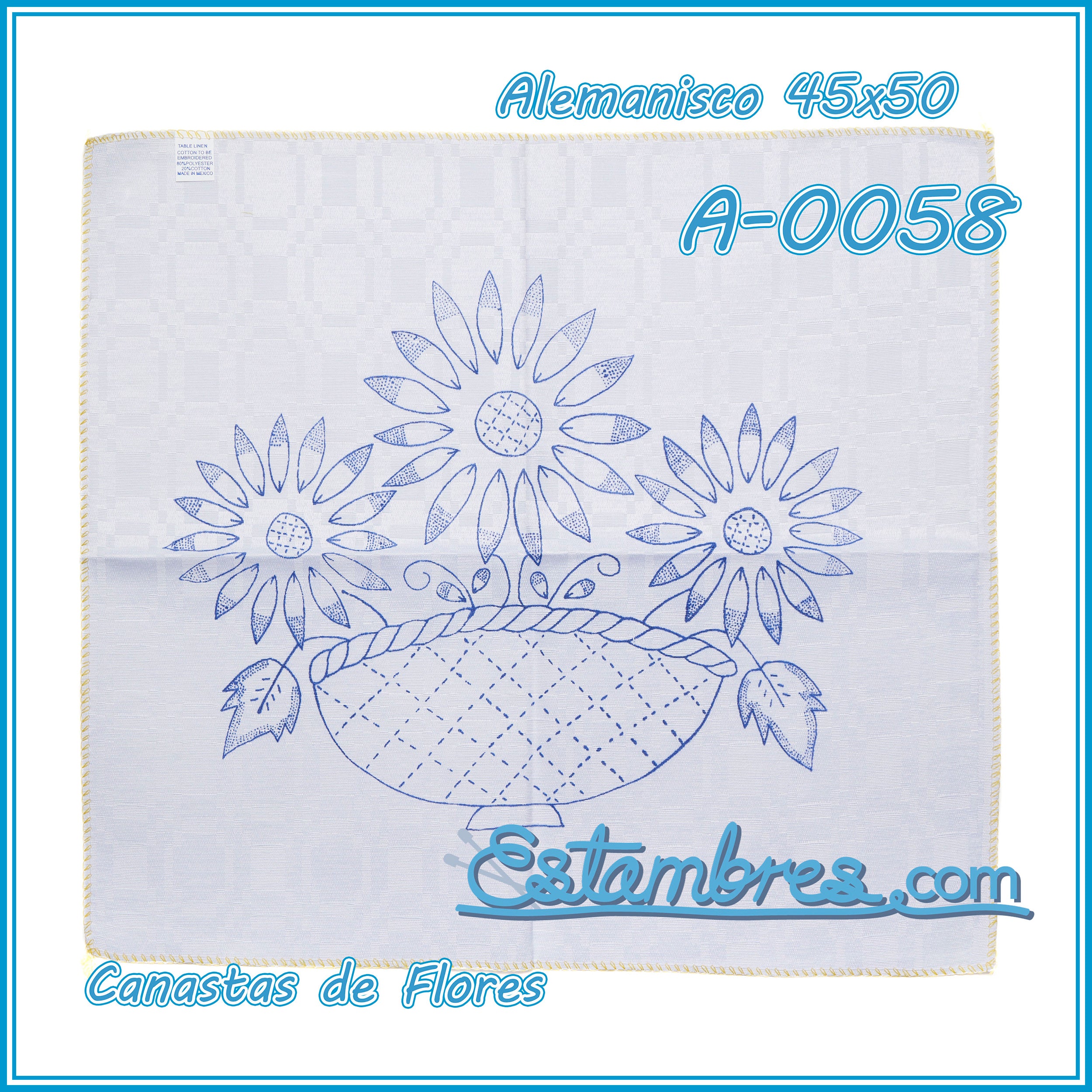 CANASTAS de FLORES - Alemanisco [45x50cm]