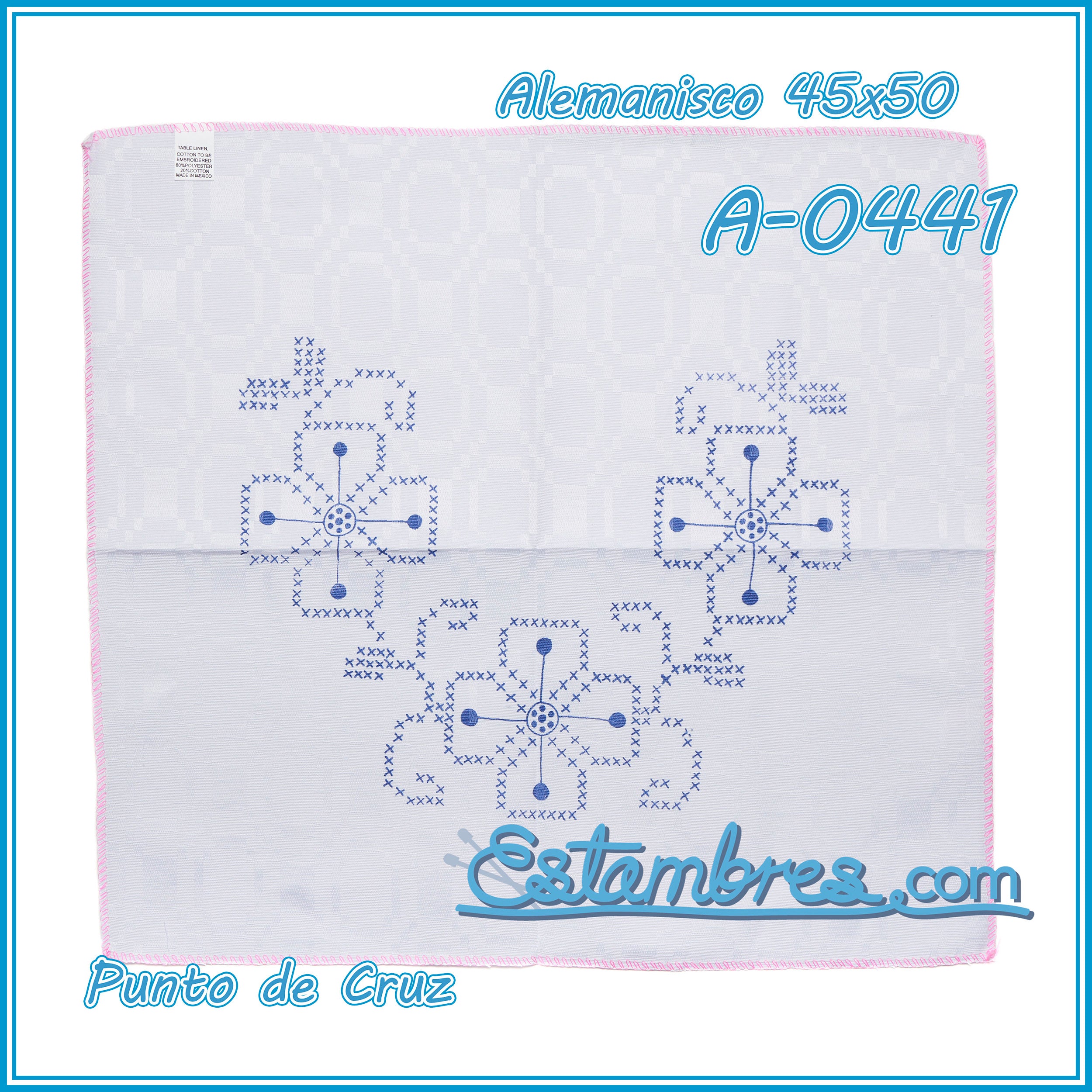 PUNTO de CRUZ - Alemanisco [45x50cm]