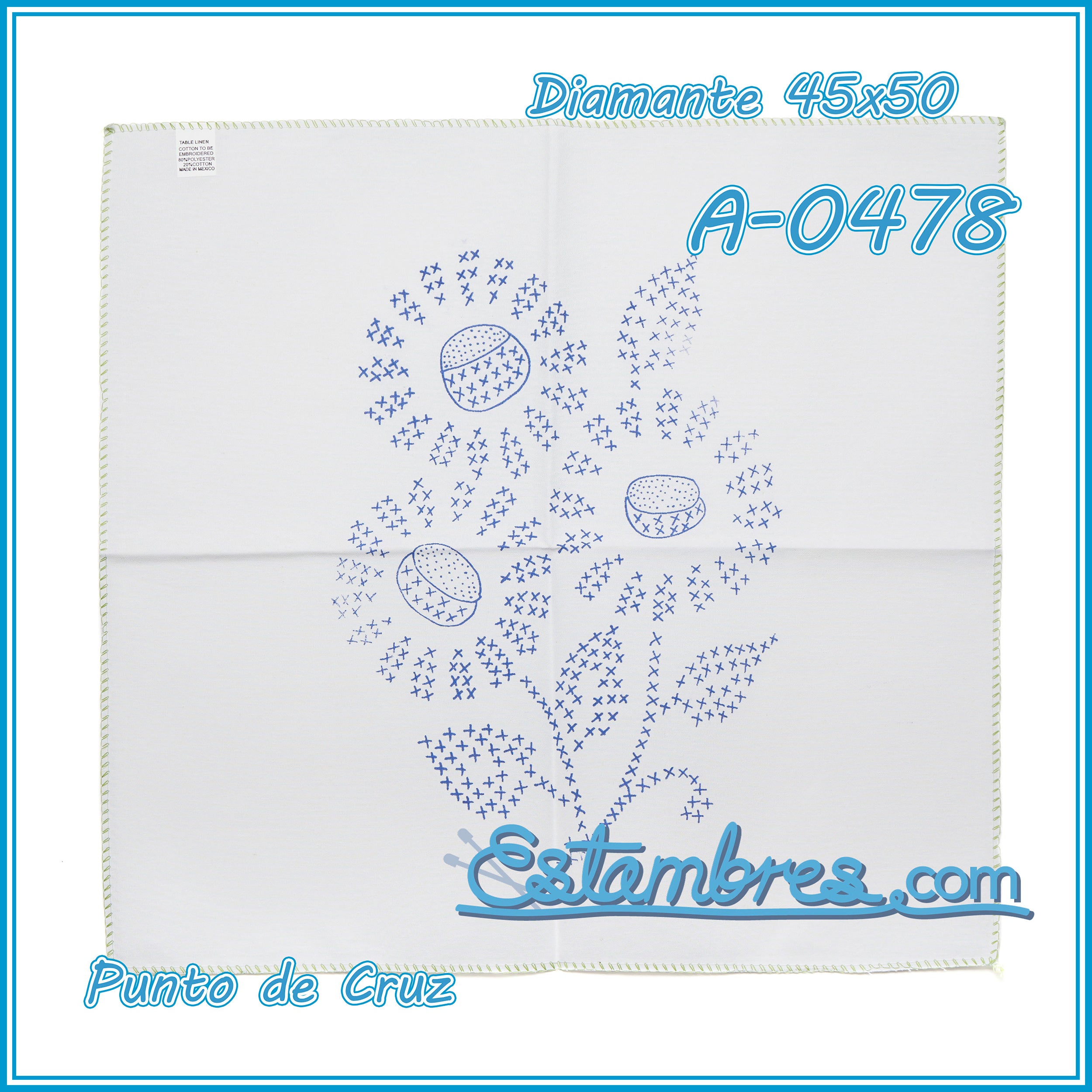PUNTO de CRUZ - Diamante [45x50cm]