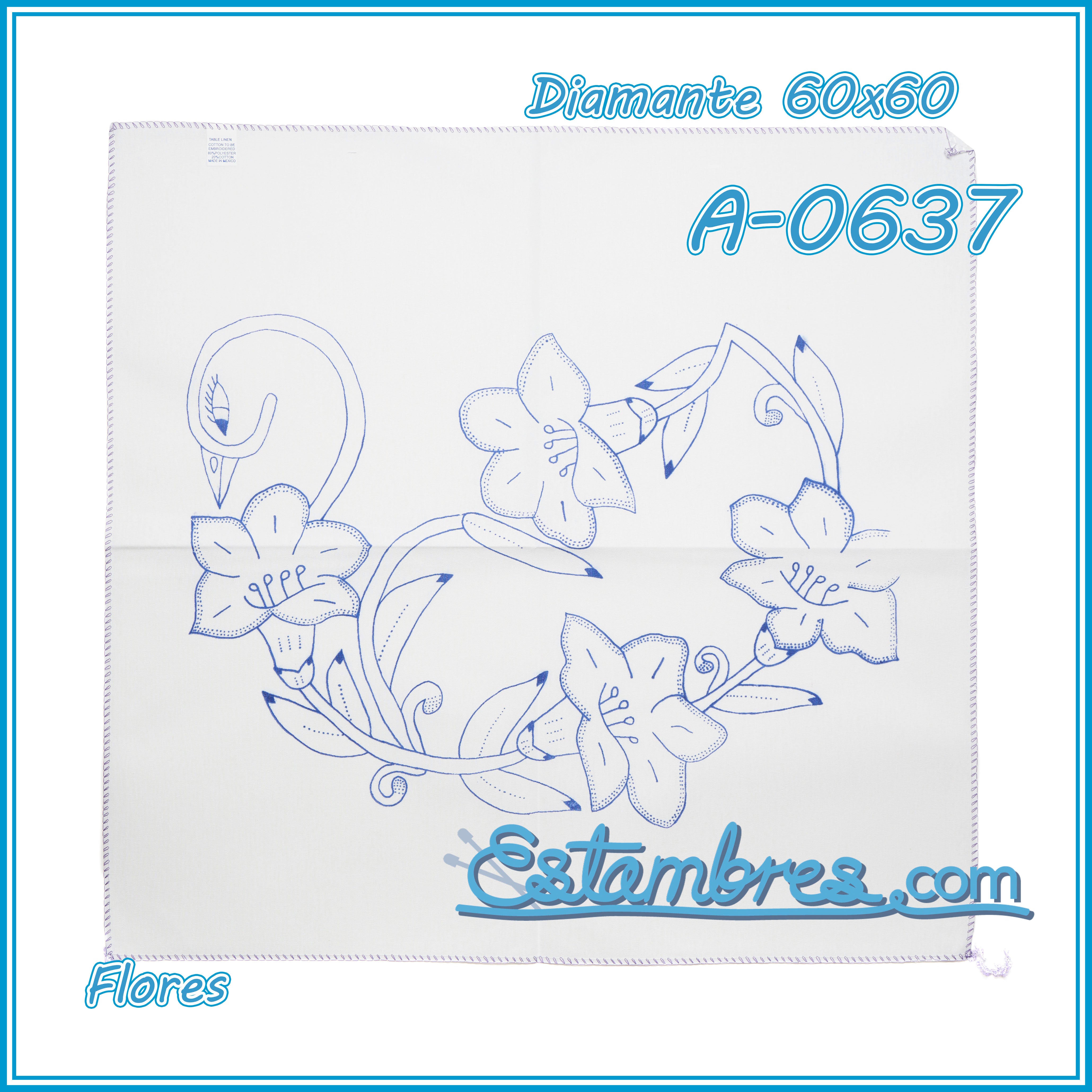 FLORES - Diamante [60x60cm]