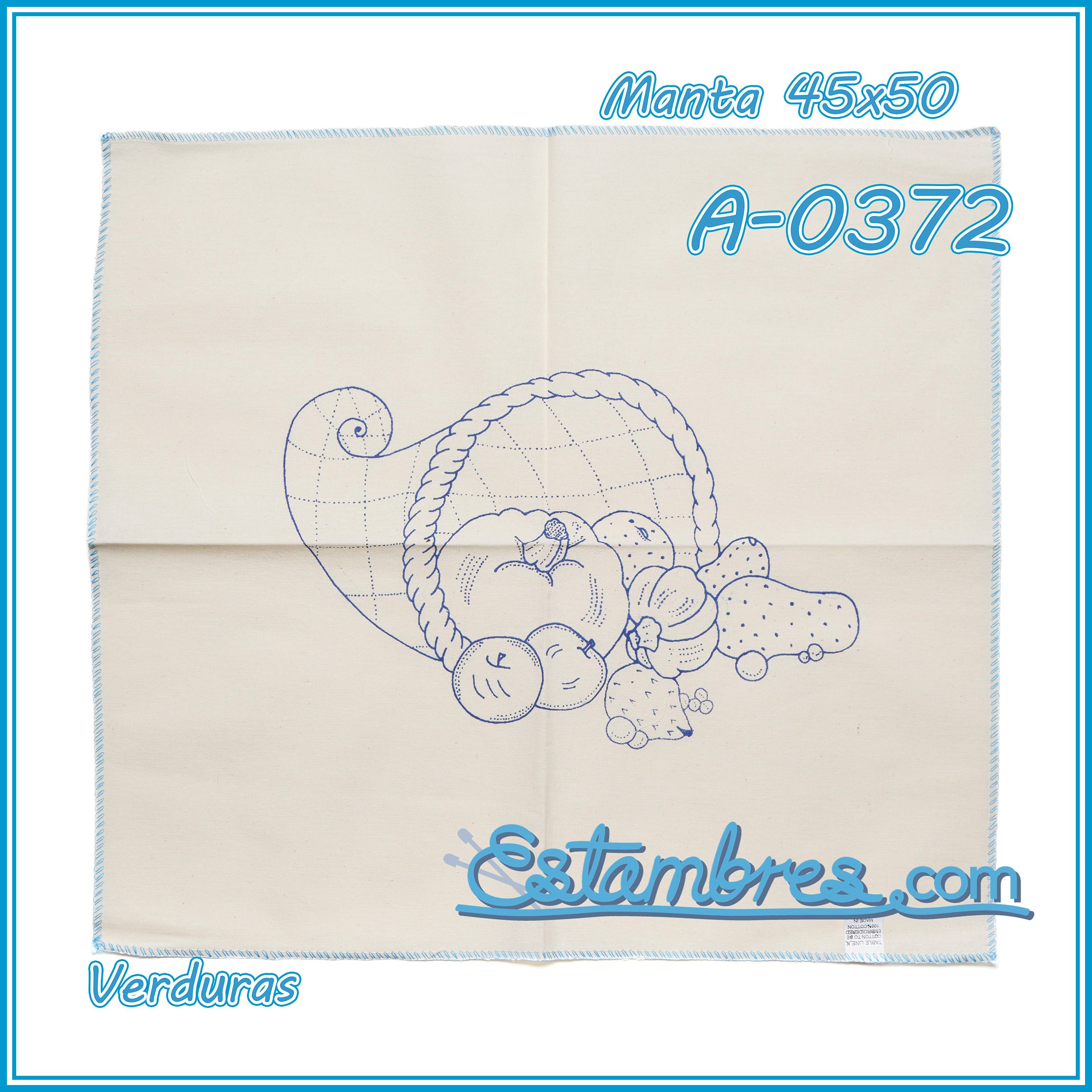 VERDURAS - Manta [45x50cm]