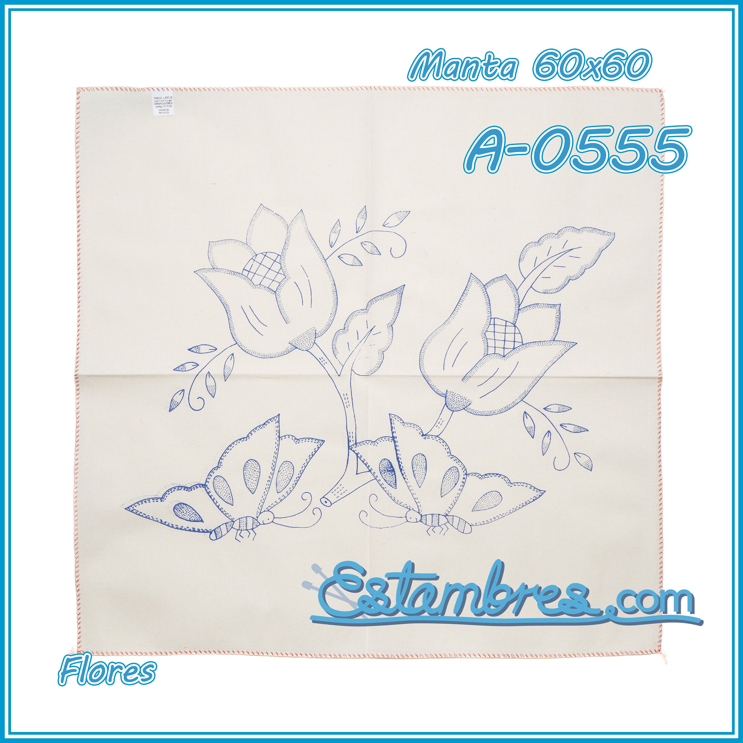 FLORES - Manta [60x60cm]