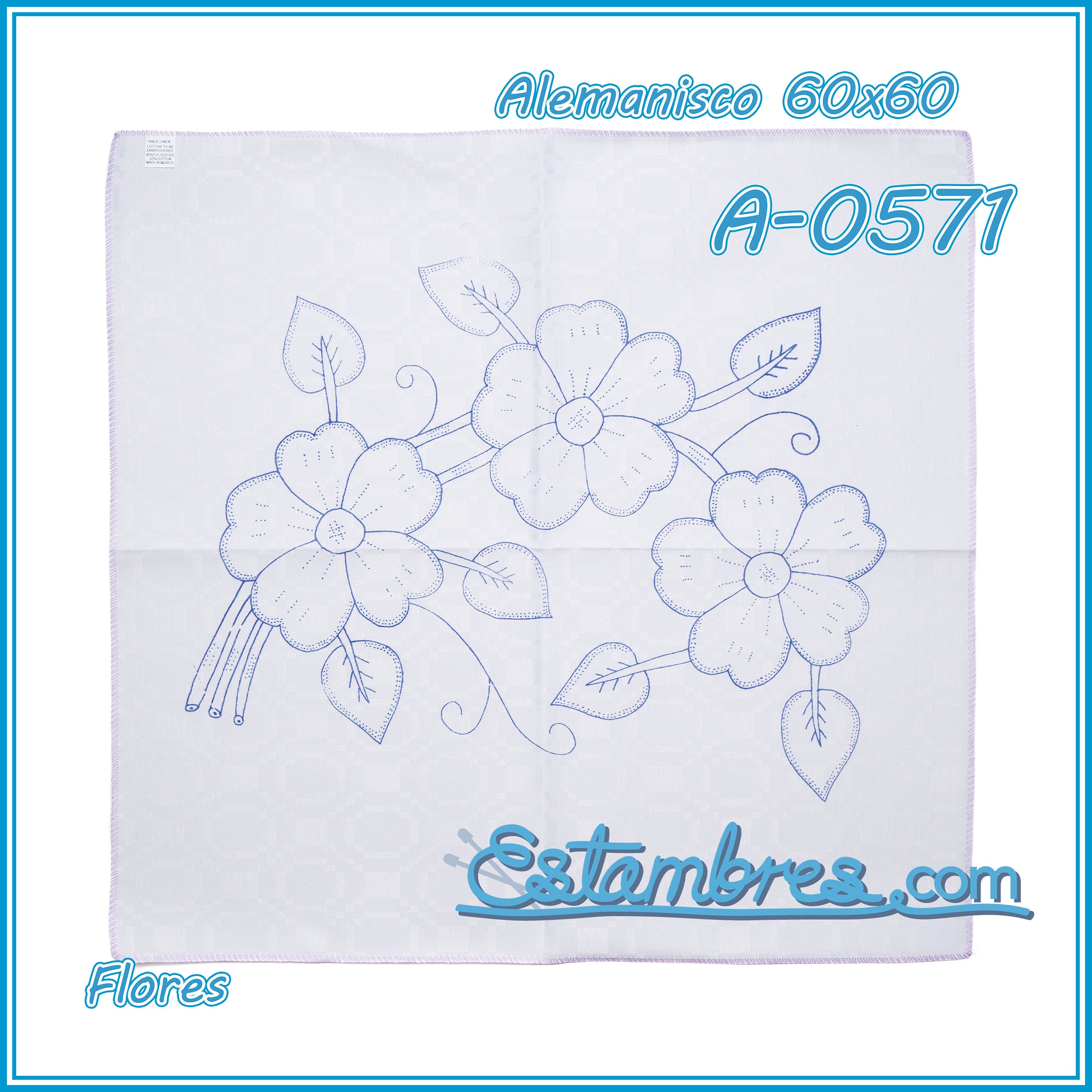 FLORES - Alemanisco [60x60cm]