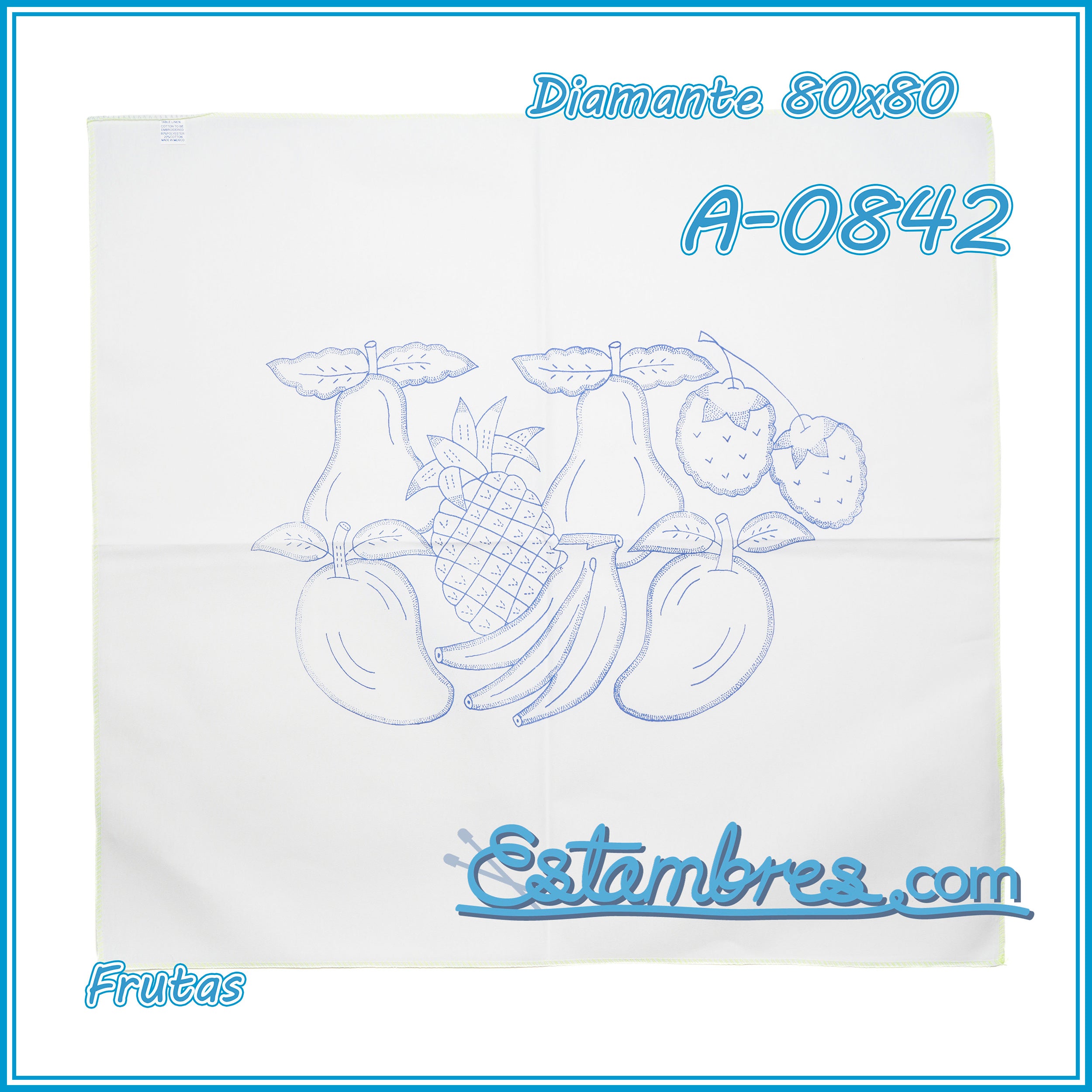 FRUTAS - Diamante [80x80cm]