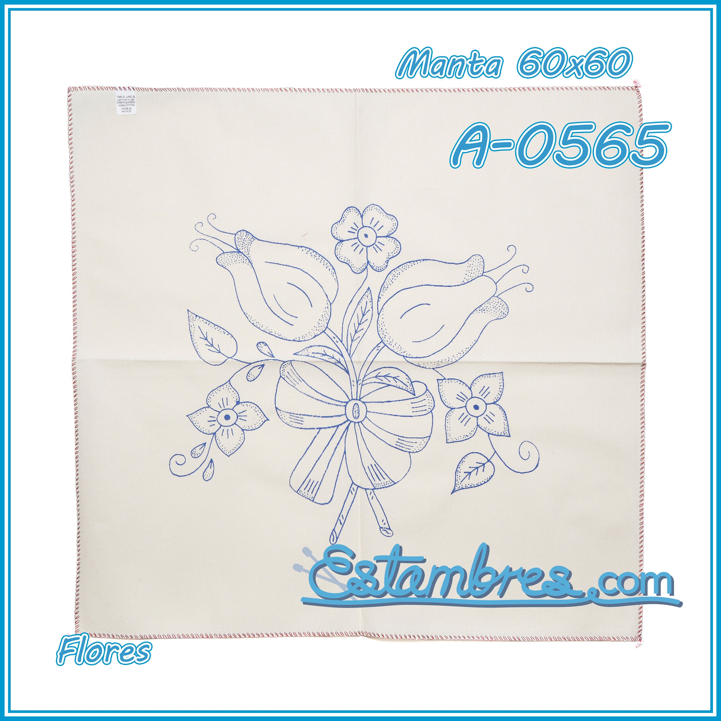 FLORES - Manta [60x60cm]